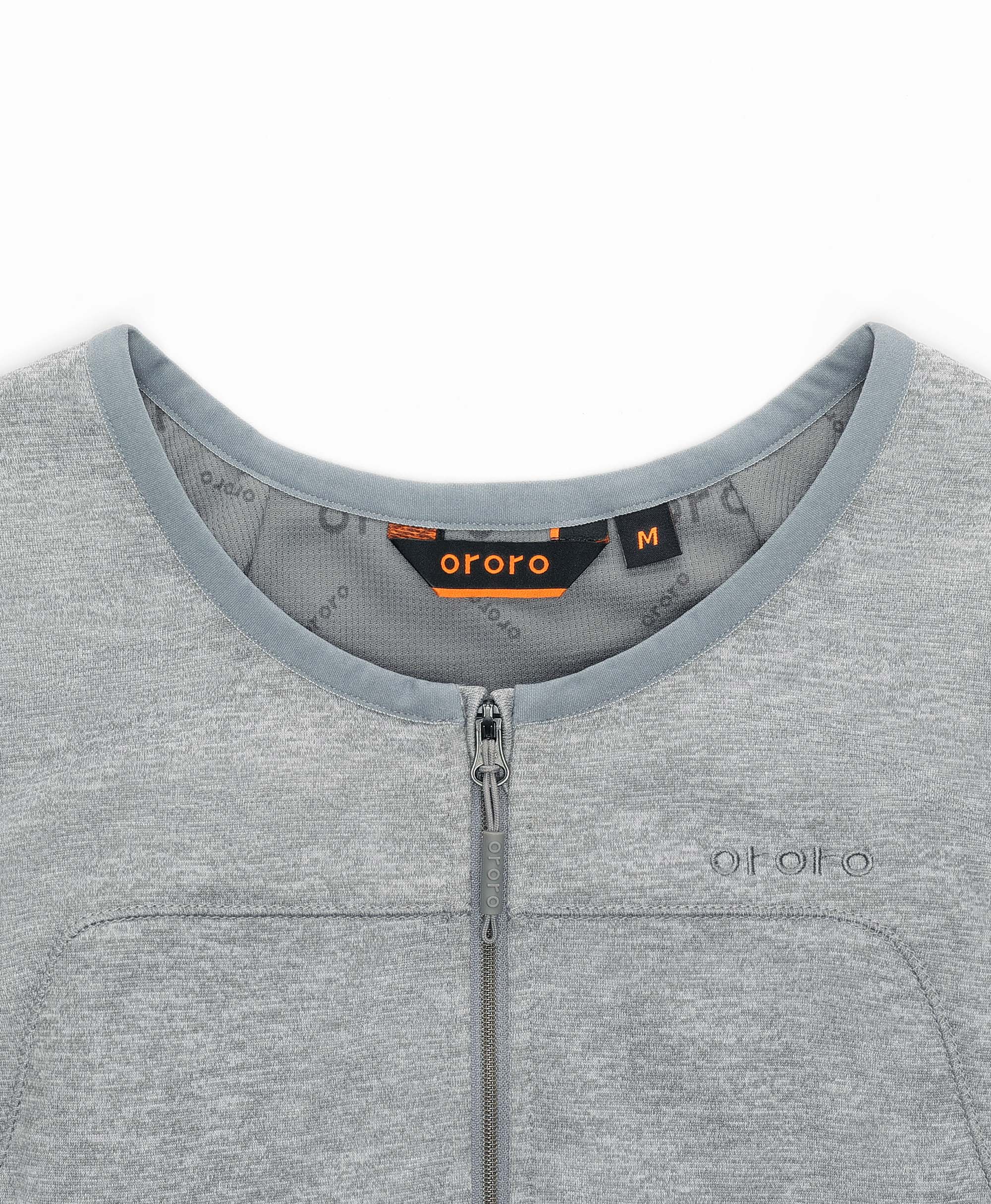 Suzanne Women's Heated Soft Armor Vest - Flecking Gray - XNAUWBI