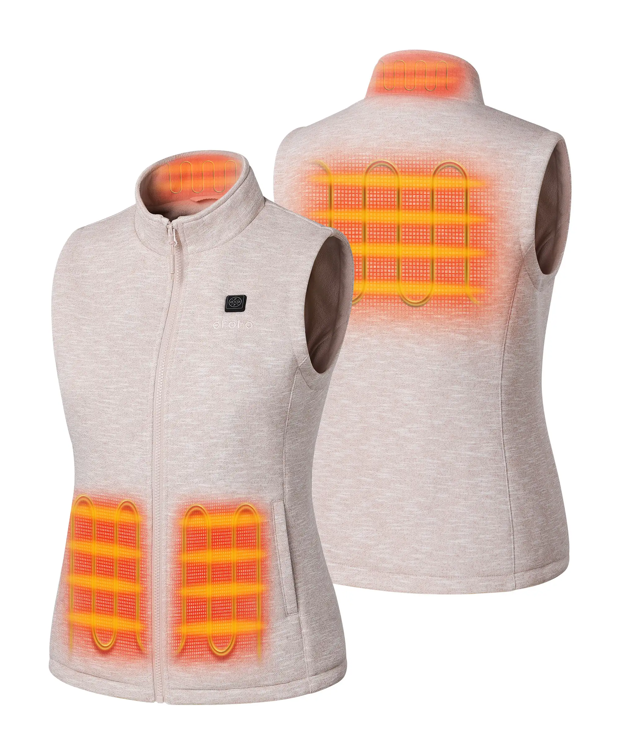 Women's Heated Fleece Vest (2025) - XNAUWBI