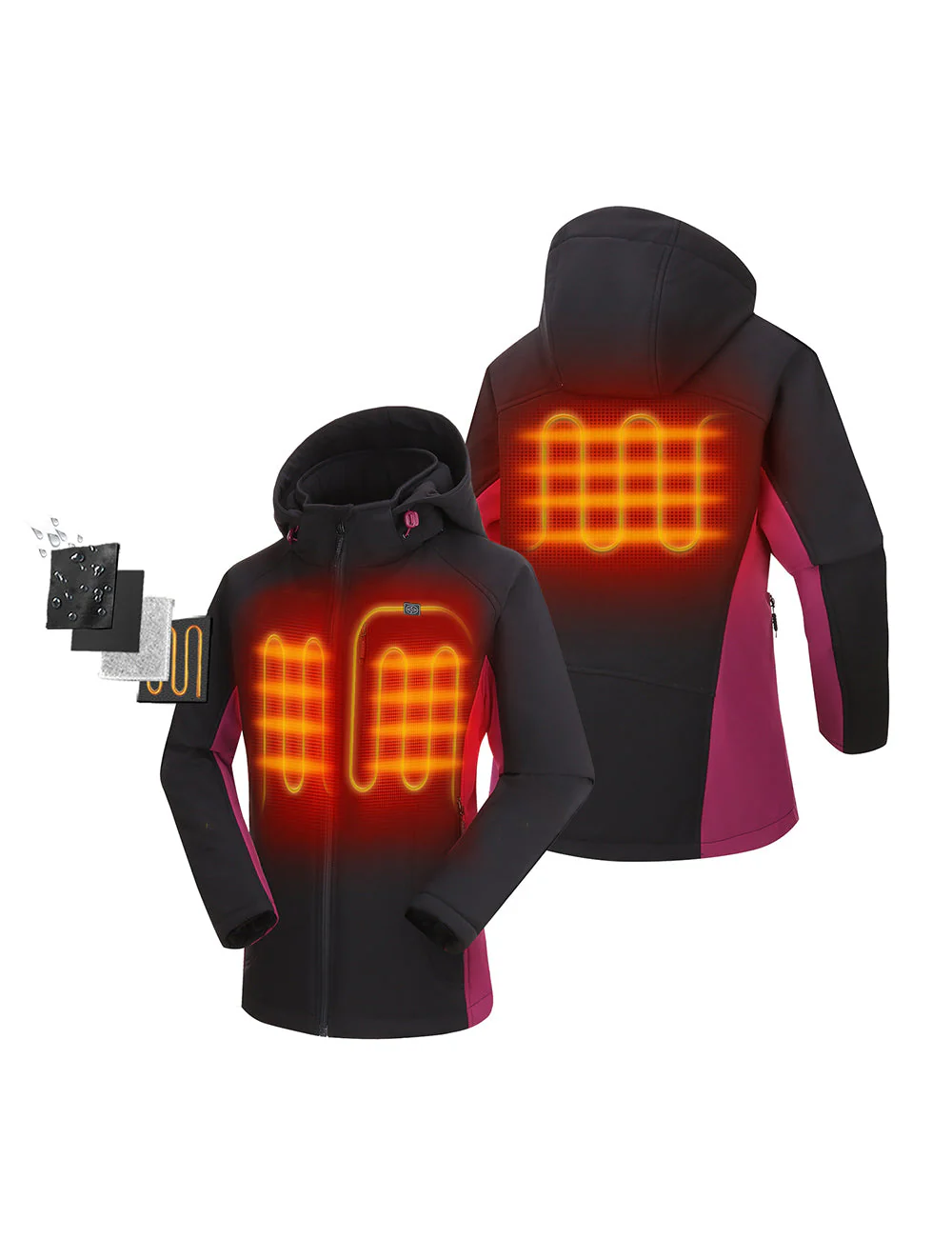Women's Classic Heated Jacket - XNAUWBI