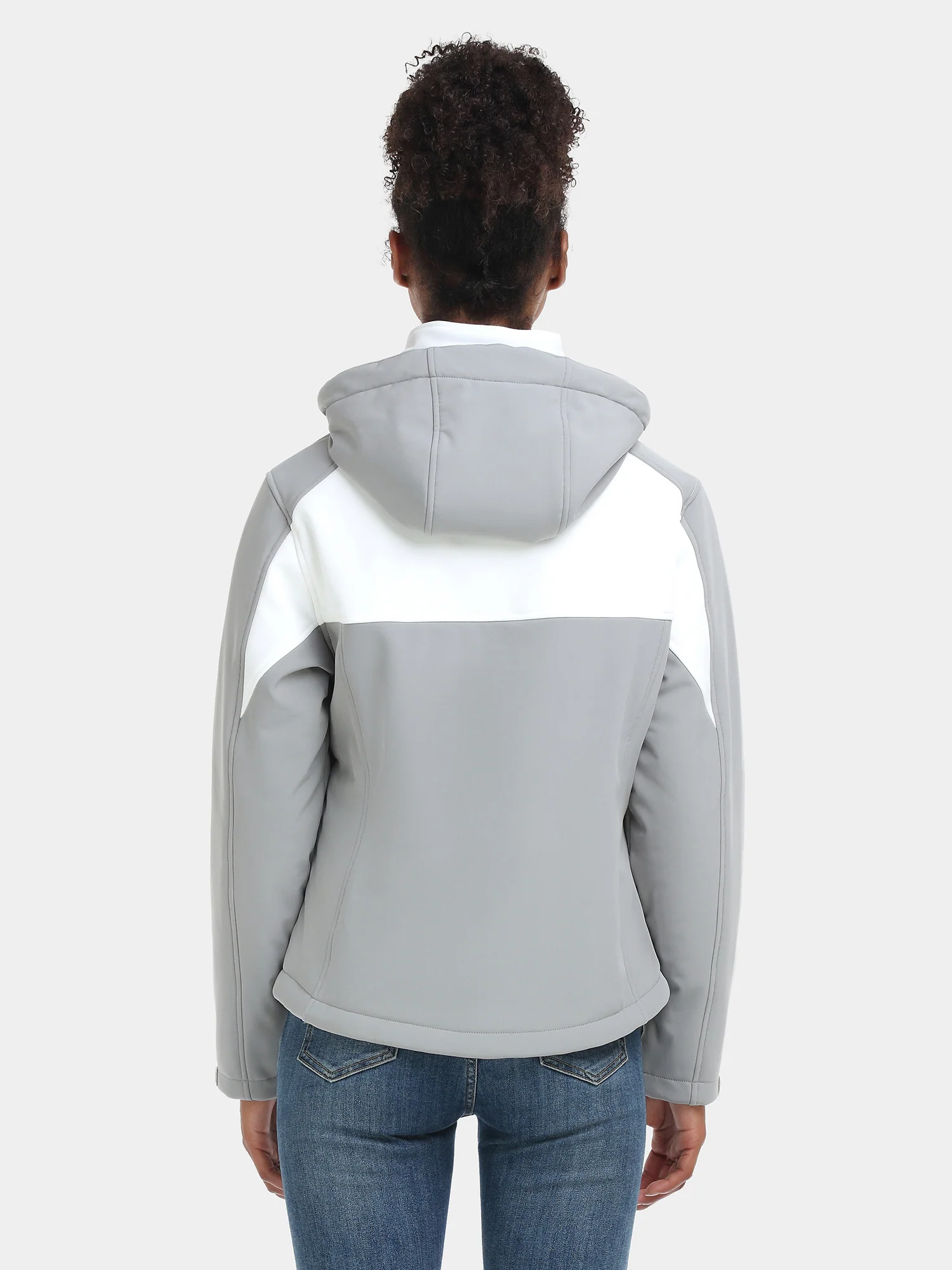 Women's Heated Dual Control Jacket with 5 Heating Zones (Chest Heating) - XNAUWBI