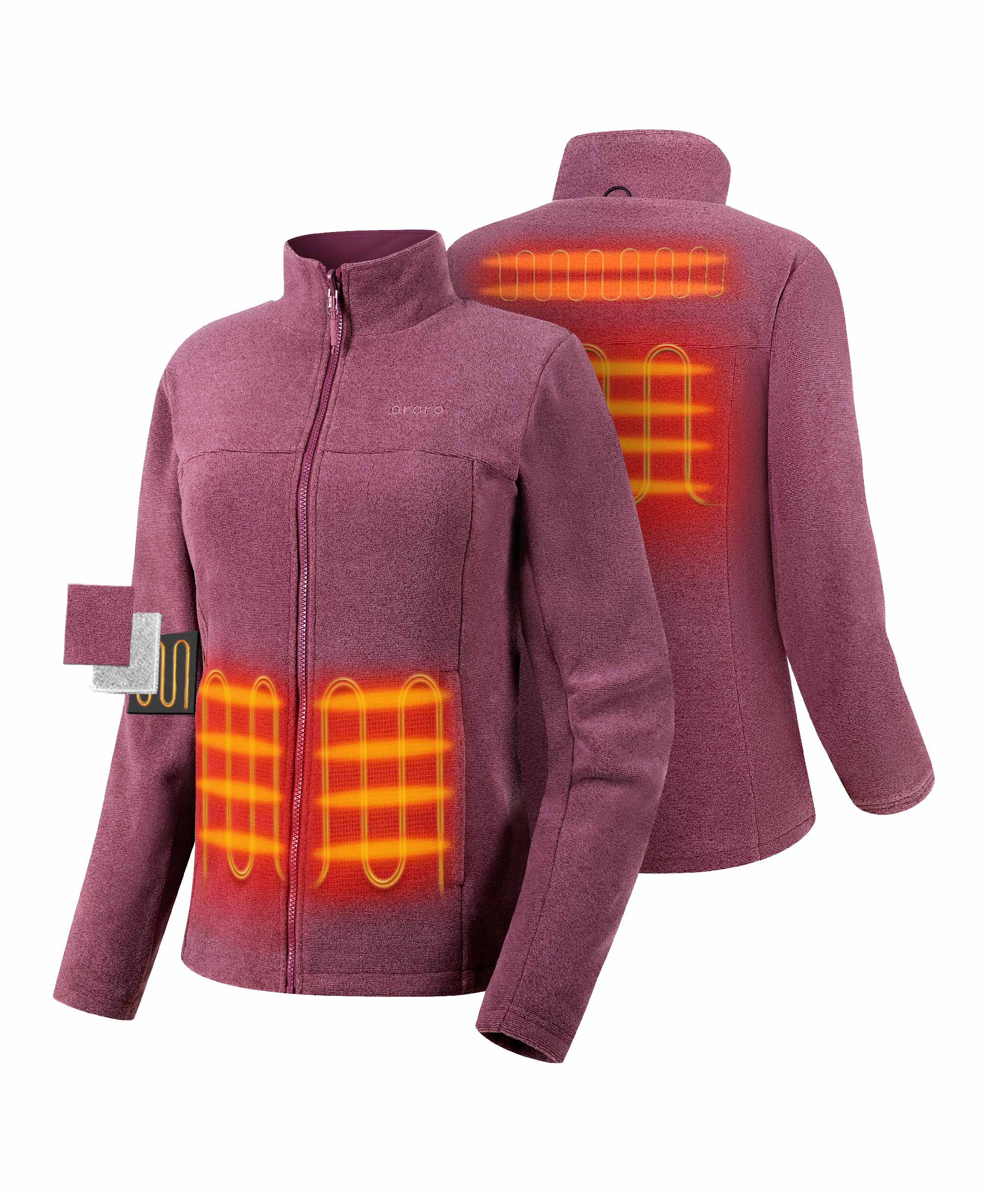 River Ridge Women's Heated Fleece Liner Jacket - XNAUWBI