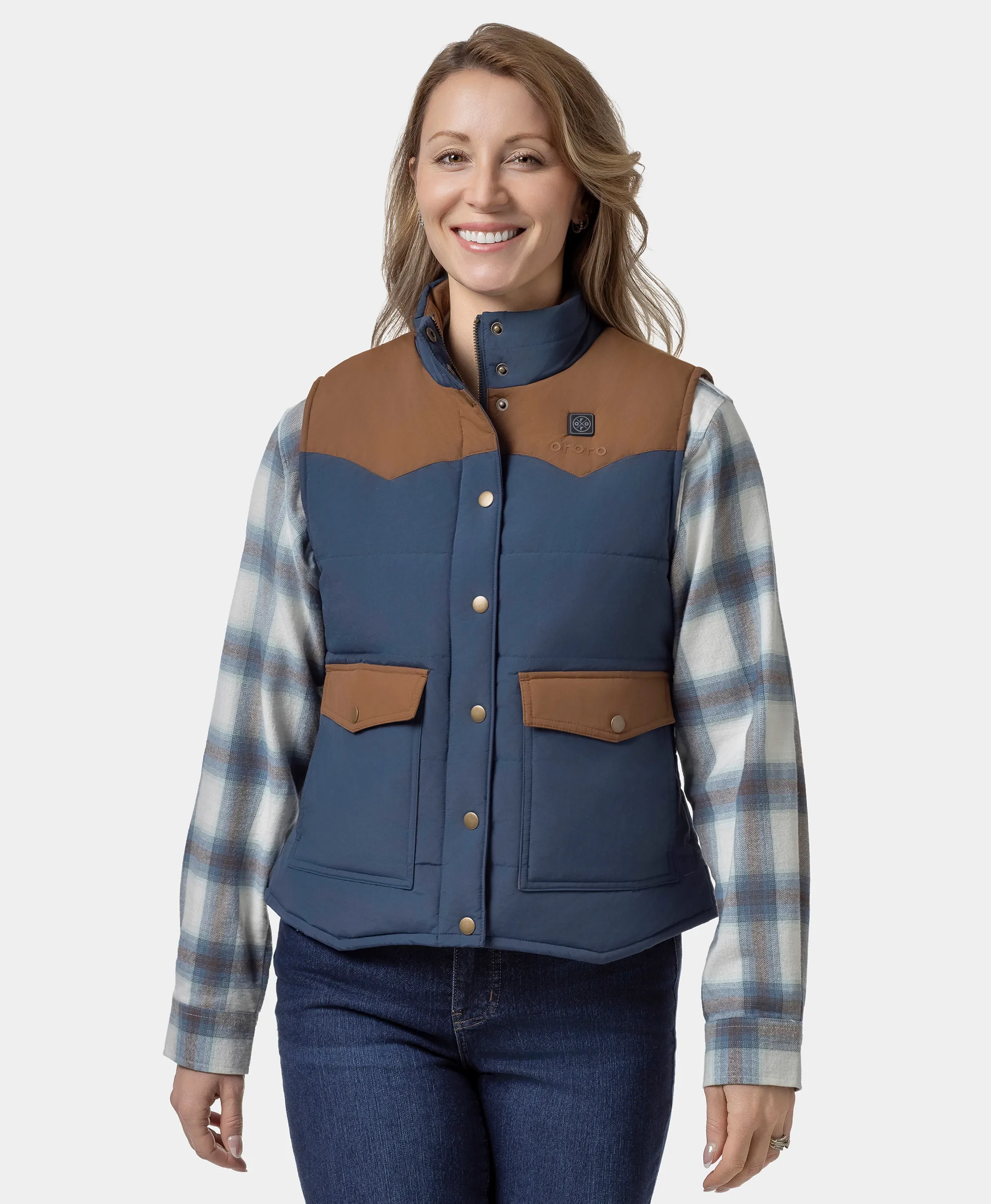 Amelia Women's Western Heated Vest - XNAUWBI