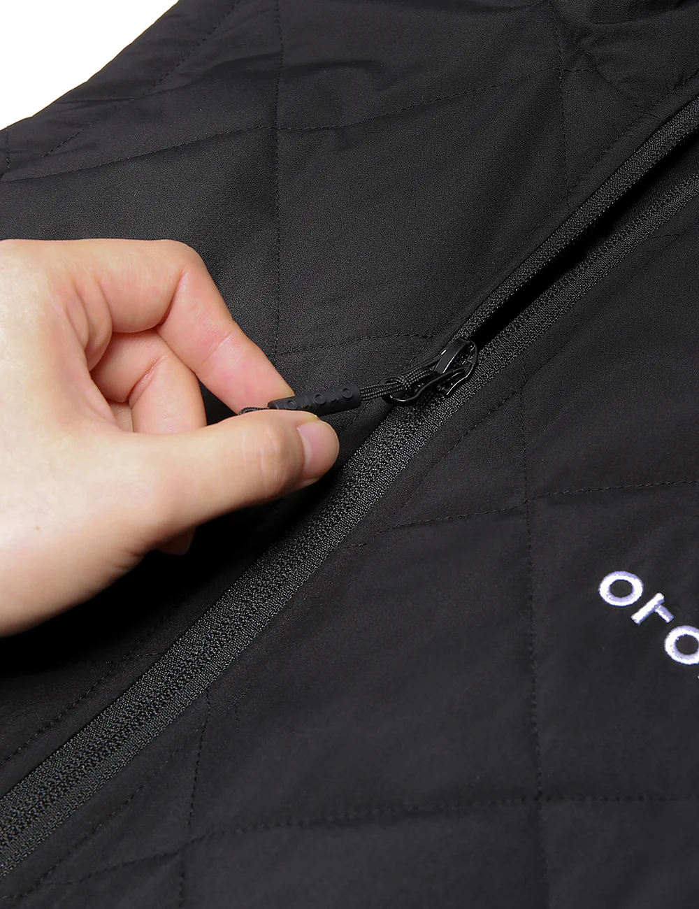 Women's Heated Quilted Vest - Black - XNAUWBI