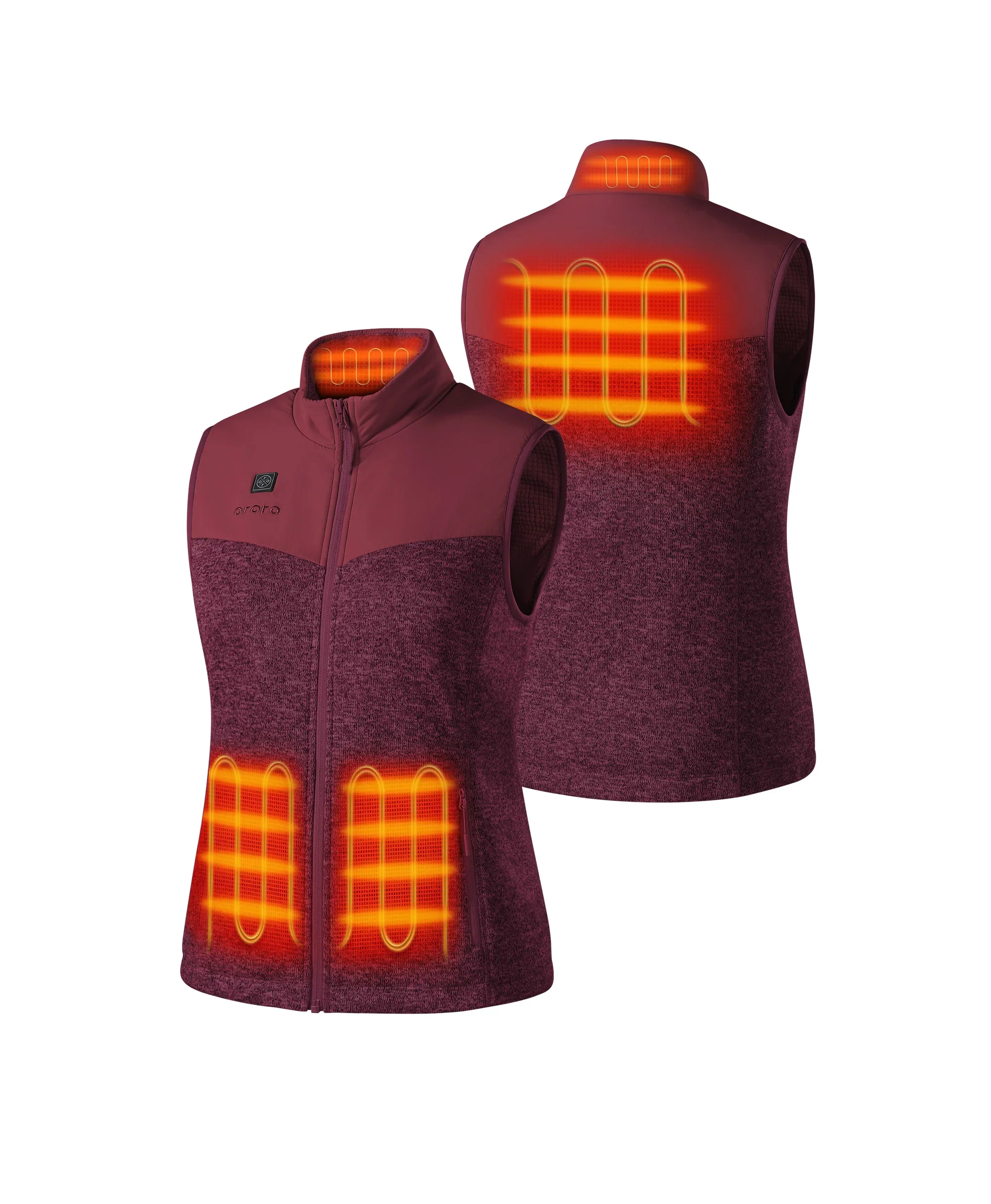 Augusta Women's Heated Sweater Fleece Vest - XNAUWBI