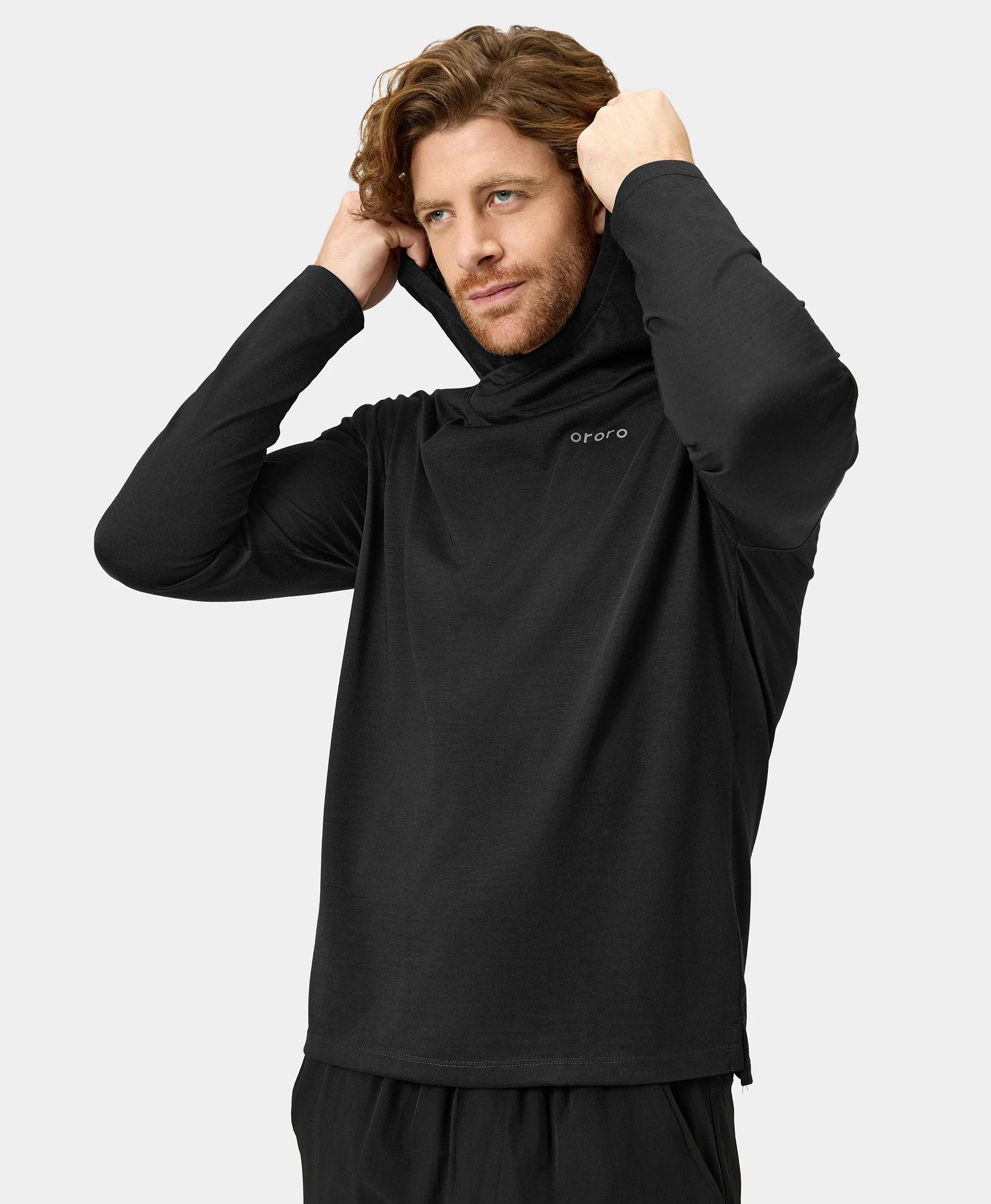 Aoraki Unisex Merino Wool Blend Baselayer - Black - XNAUWBI