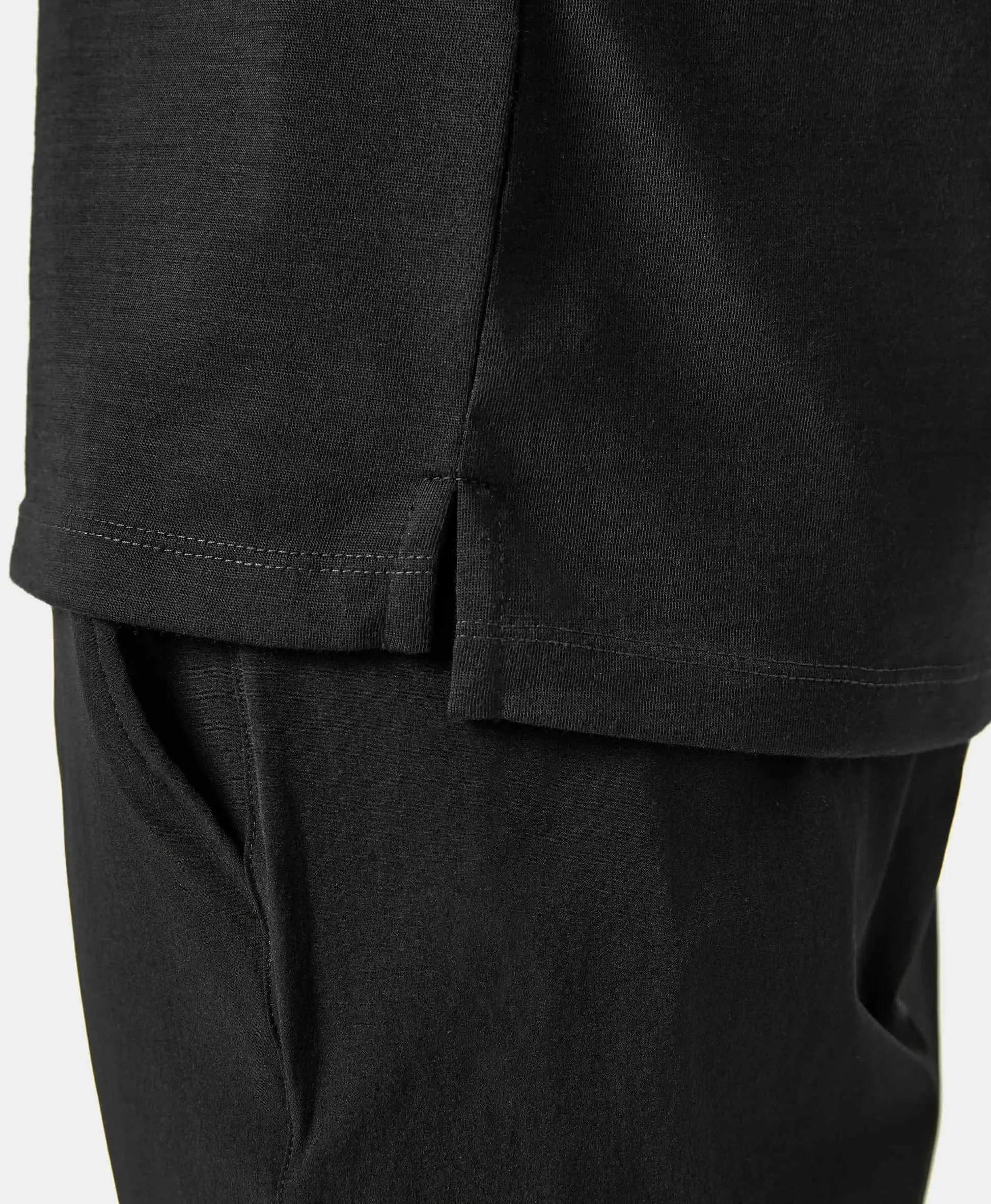 Aoraki Unisex Merino Wool Blend Baselayer - Black - XNAUWBI