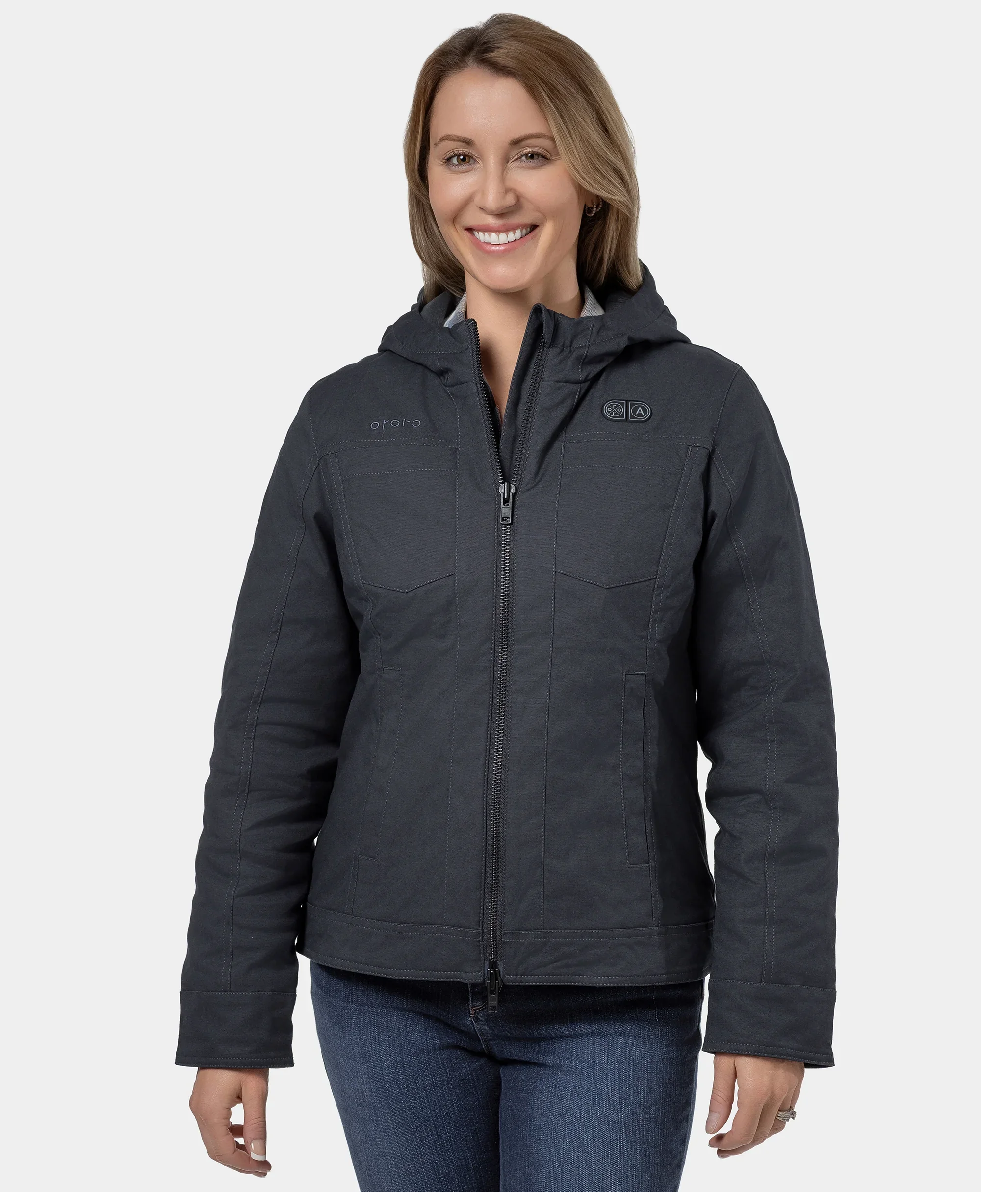 Cheyenne Women's 5-Zone Dual-Control Heated Canvas Jacket - XNAUWBI