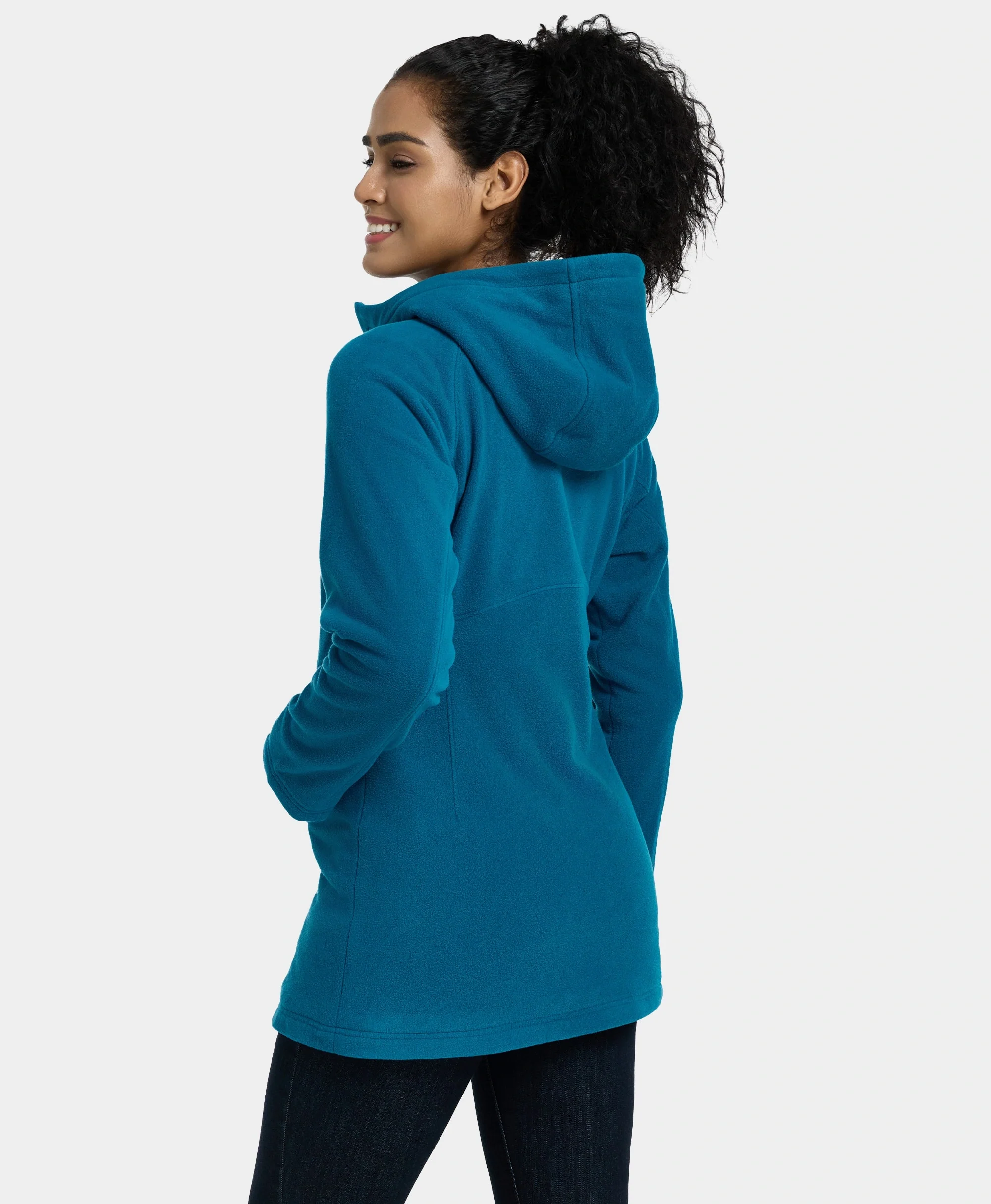Felicity Women's Heated Fleece Hoodie Jacket - XNAUWBI
