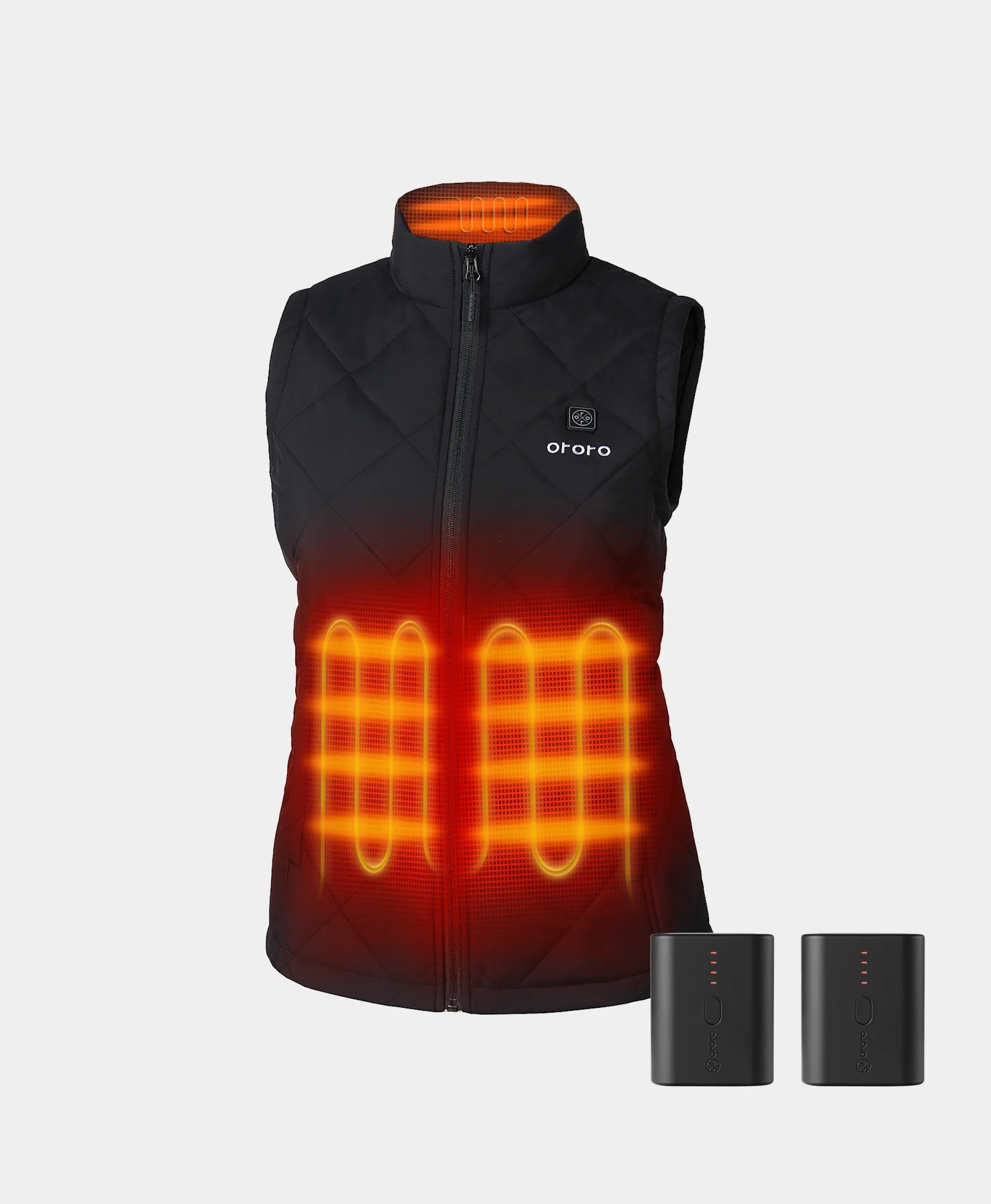 Bundle Deal - Women's Heated Quilted Vest & Extra Mini 5K Battery - XNAUWBI