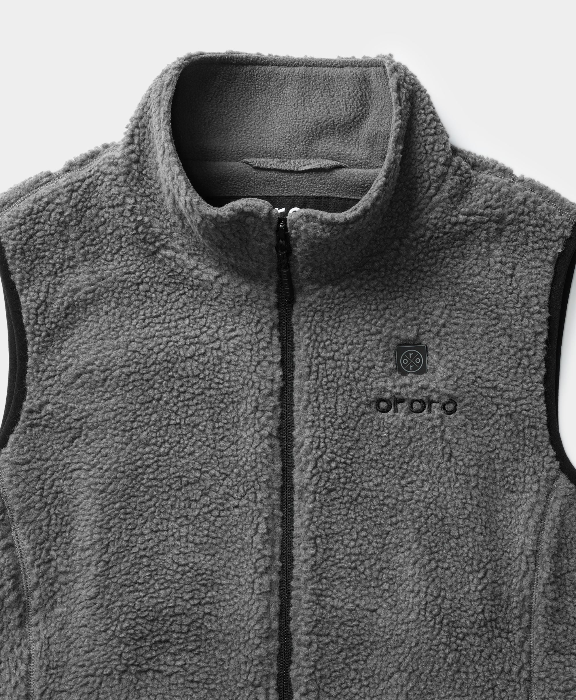 Women's Heated Recycled Fleece Vest - XNAUWBI