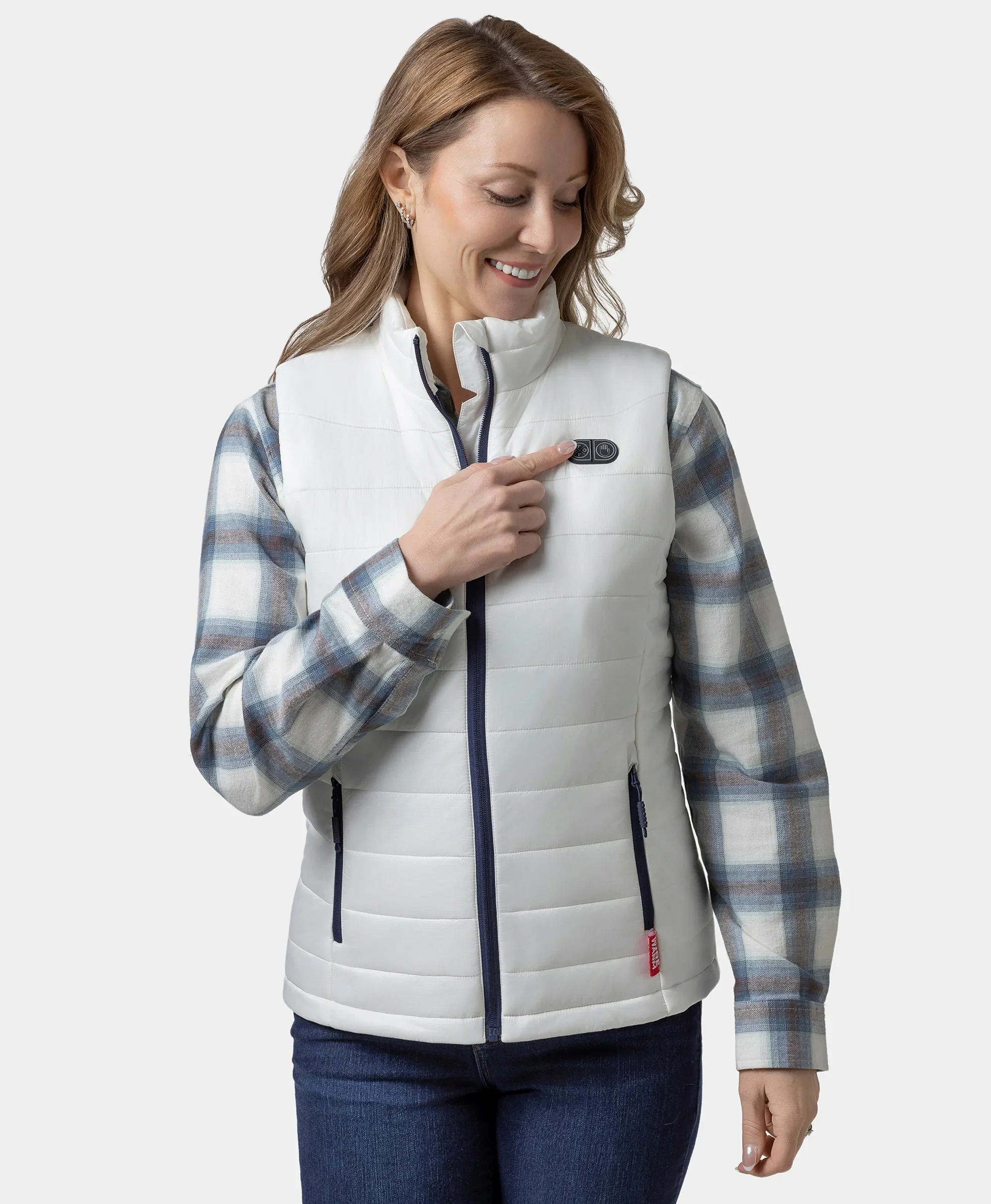 SureWarm® Women's 7-Zone Dual-Control Classic Pro Heated Vest - XNAUWBI