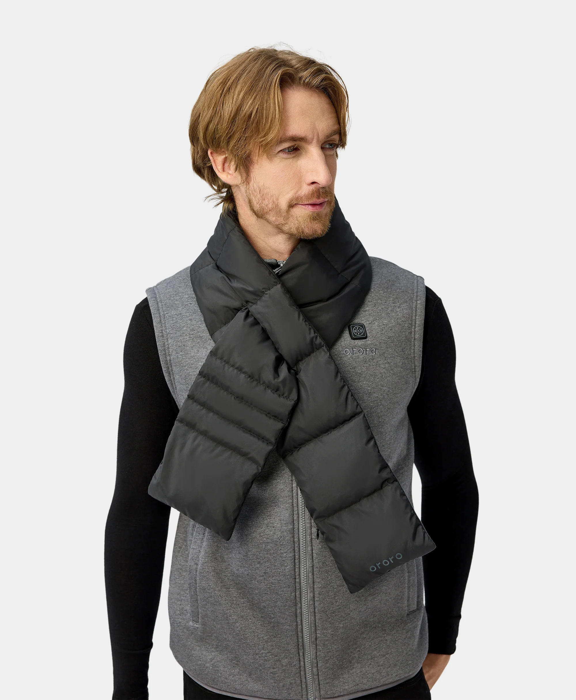 Unisex Heated Puffer Down Scarf (Long) - XNAUWBI