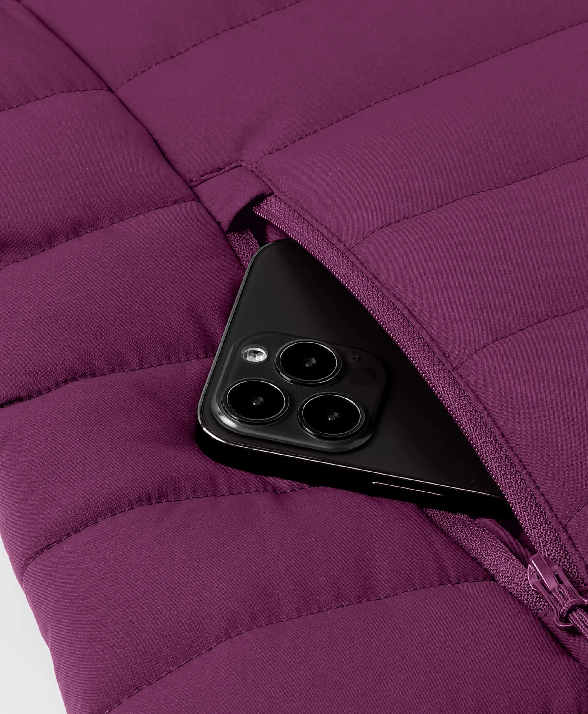 Tribeca Women's Heated Long Puffer Vest - XNAUWBI