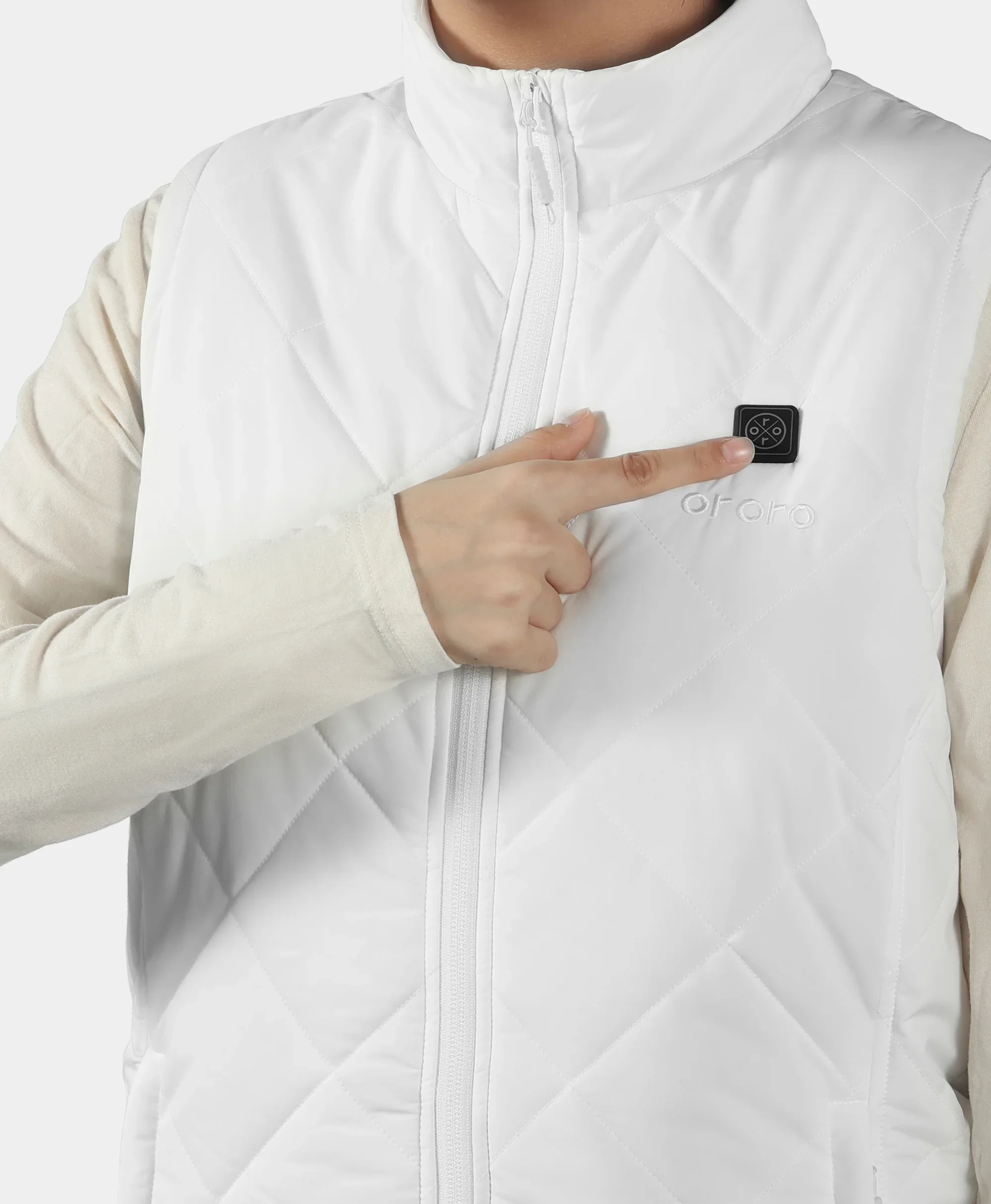 Women's Junior 4-Zone Heated Quilted Vest - XNAUWBI