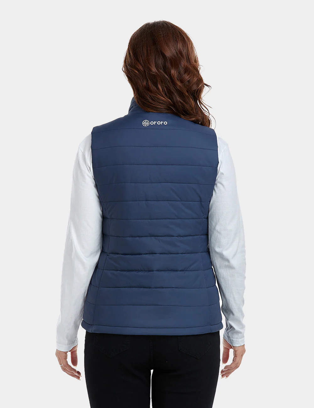 Bundle Deal - Women's Classic Heated Vest (Navy Blue) & Extra Mini 5K Battery - XNAUWBI