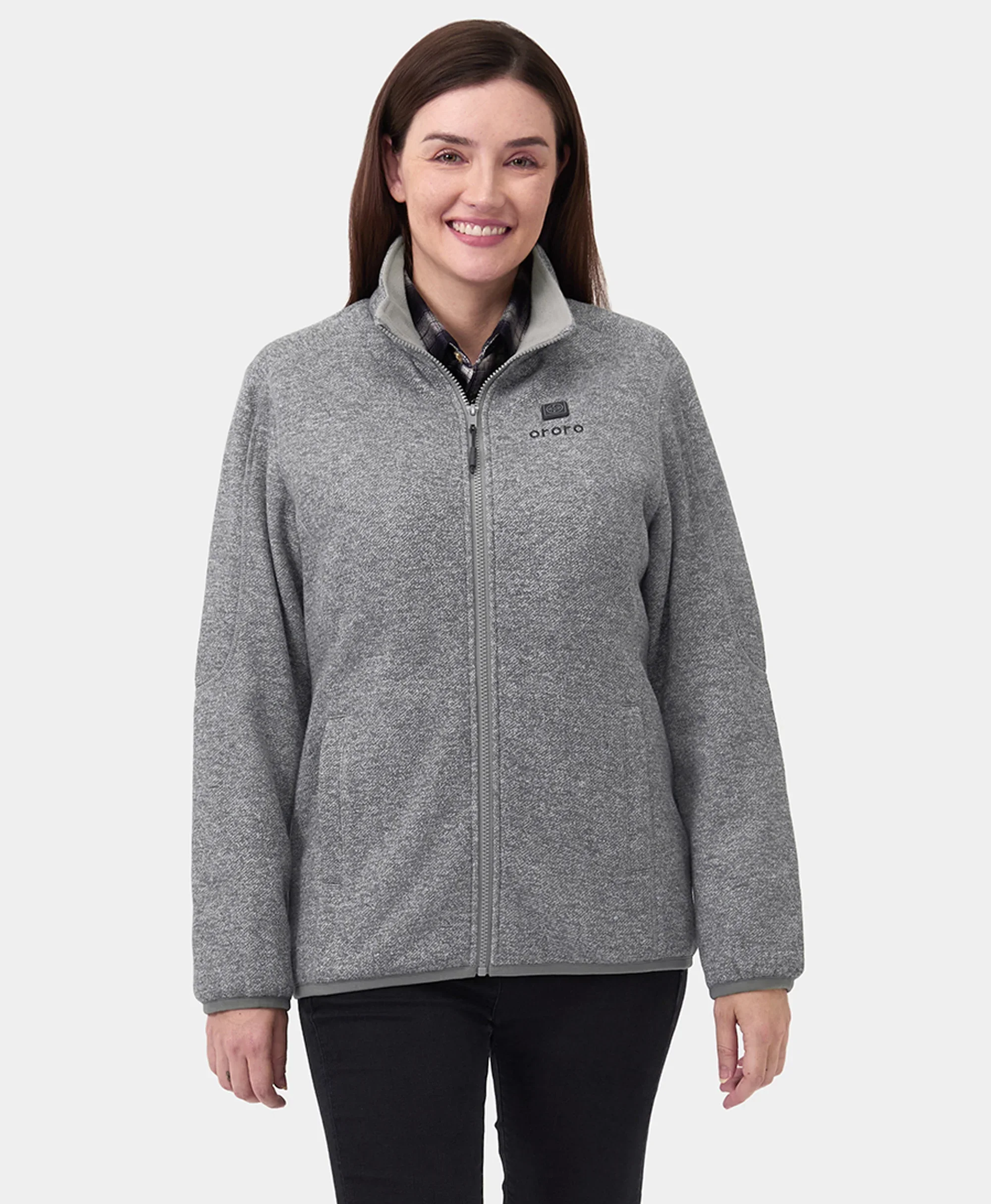 Women's Heated Full-Zip Fleece Jacket (2025) - XNAUWBI