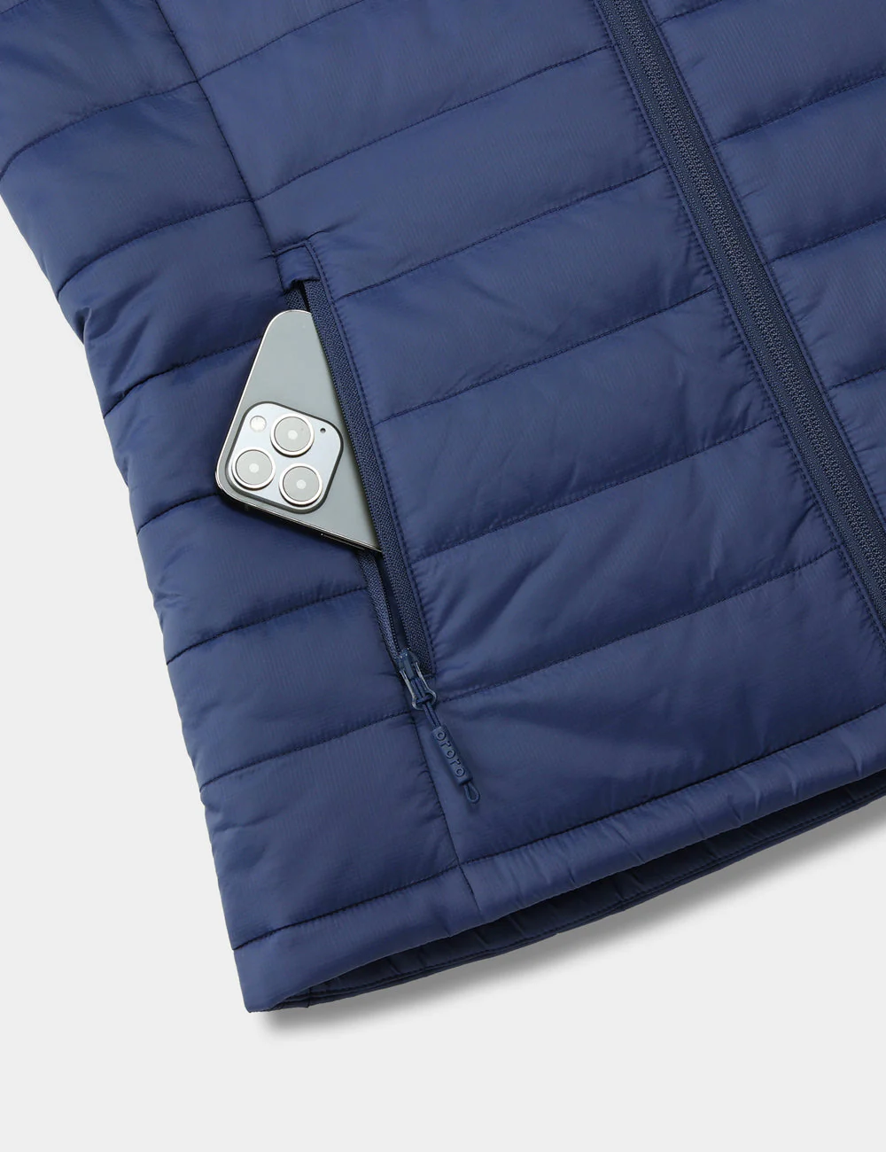Bundle Deal - Women's Classic Heated Vest (Navy Blue) & Extra Mini 5K Battery - XNAUWBI