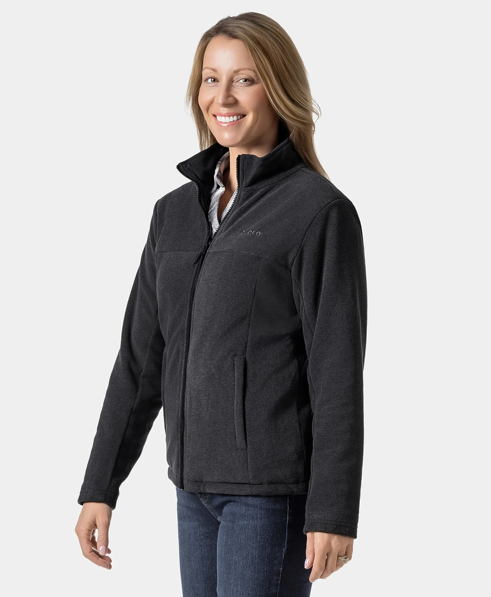 River Ridge Women's Heated Fleece Liner Jacket - XNAUWBI