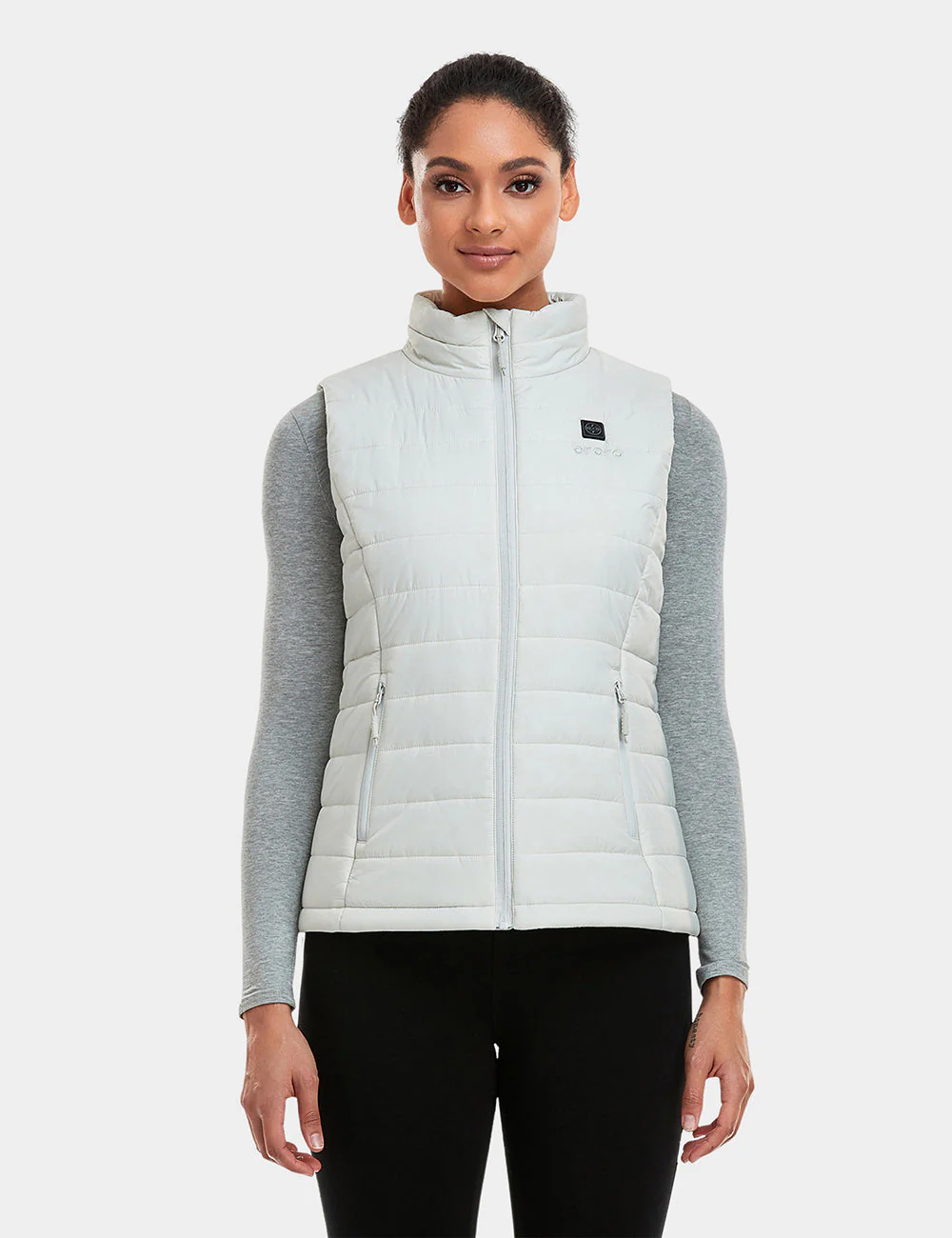 Bundle Deal - Women's Classic Heated Vest (Off-White) & Extra Mini 5K Battery - XNAUWBI