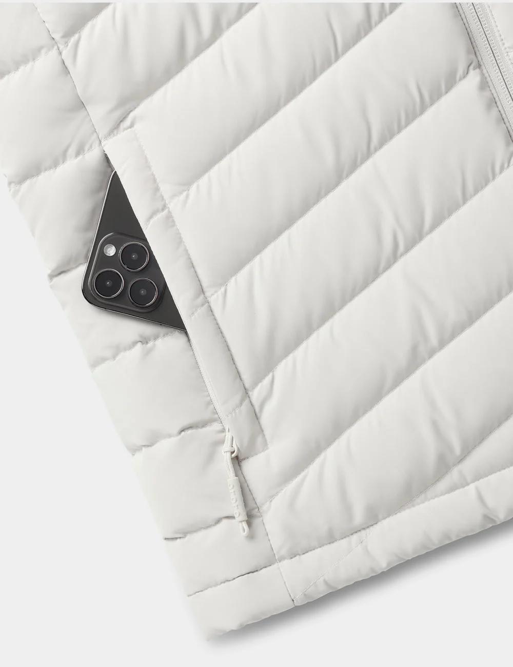 Women's Heated Lightweight Down Vest - XNAUWBI