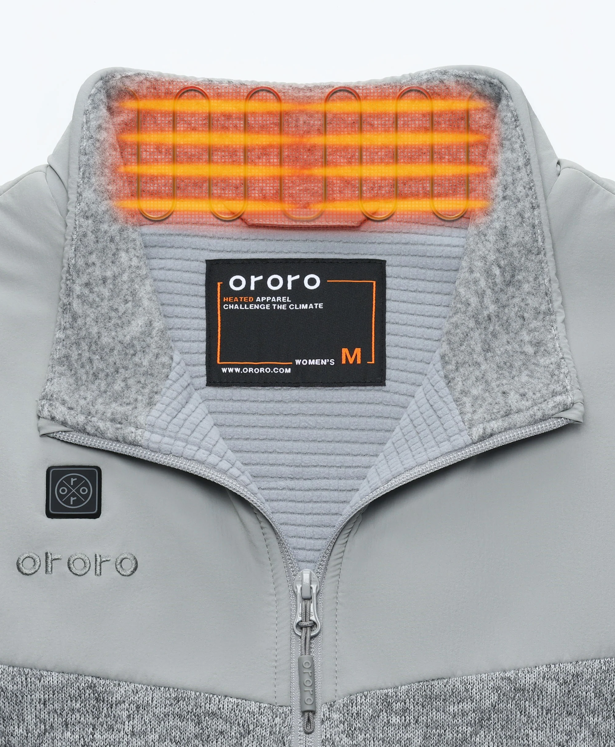 Augusta Women's Heated Sweater Fleece Vest - XNAUWBI