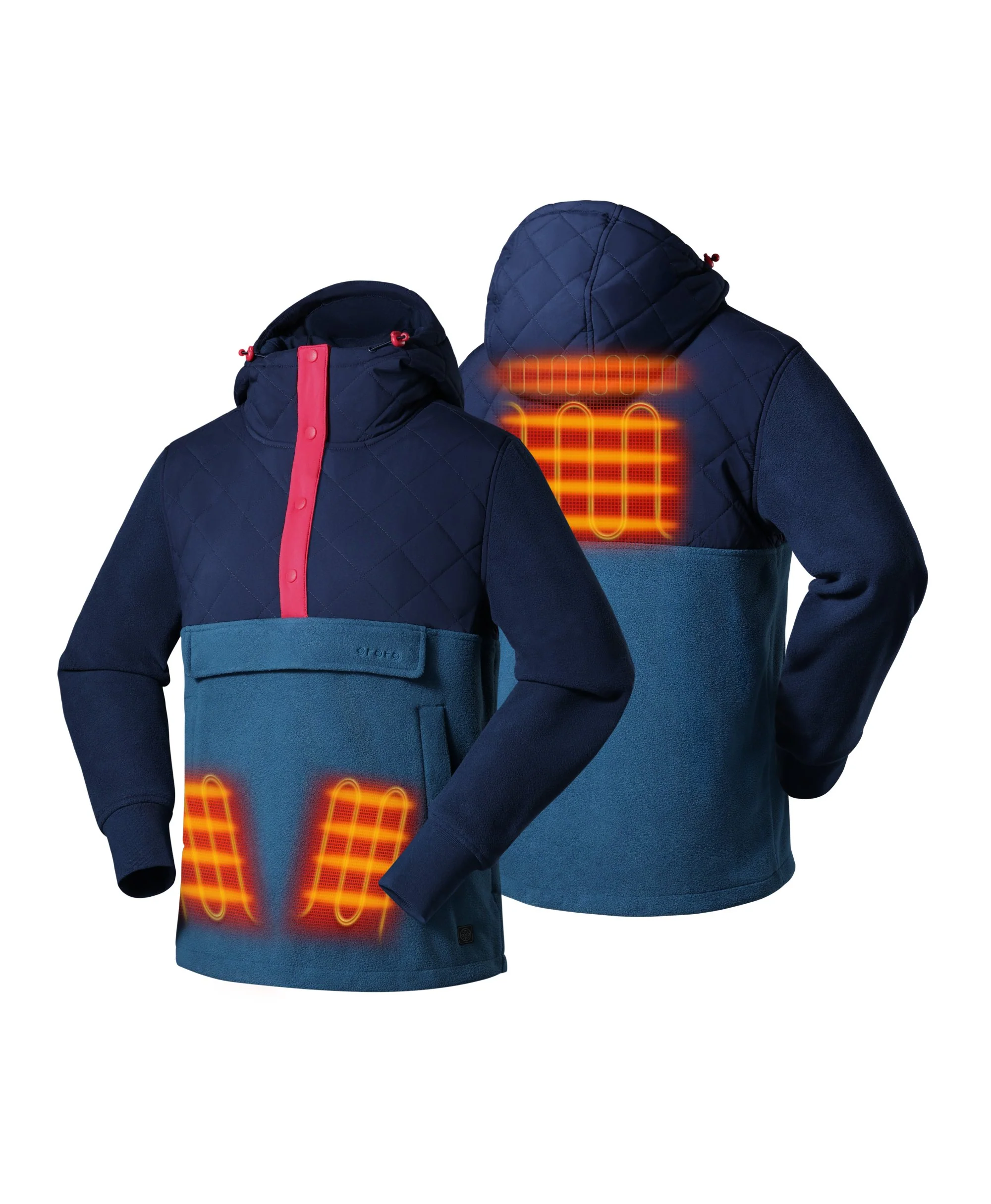 Daybreak Women's Colorblock Heated Anorak - XNAUWBI