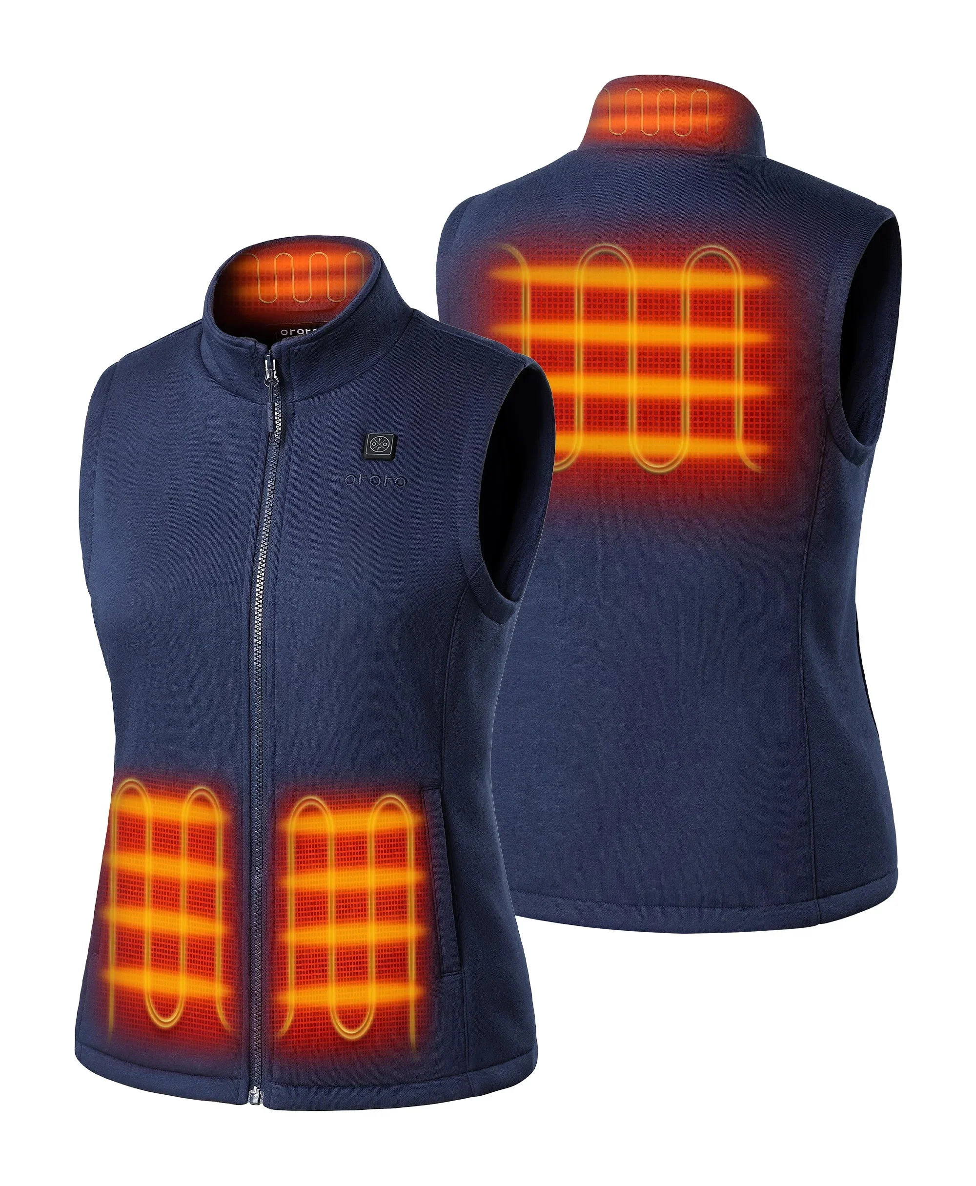 Women's Heated Fleece Vest (2025) - XNAUWBI