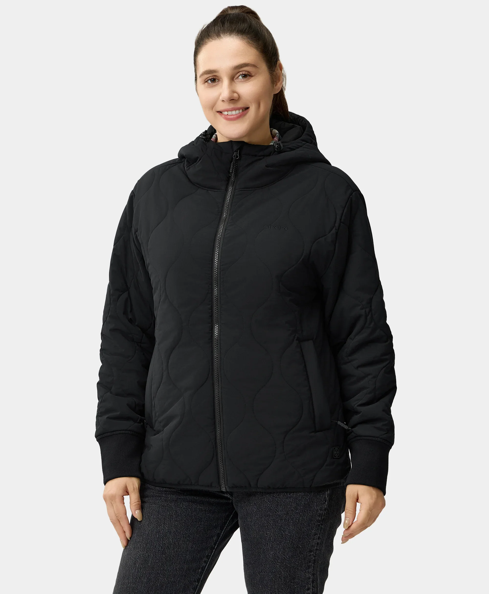 Stargazer Women's Heated Quilted Hoodie Jacket - XNAUWBI