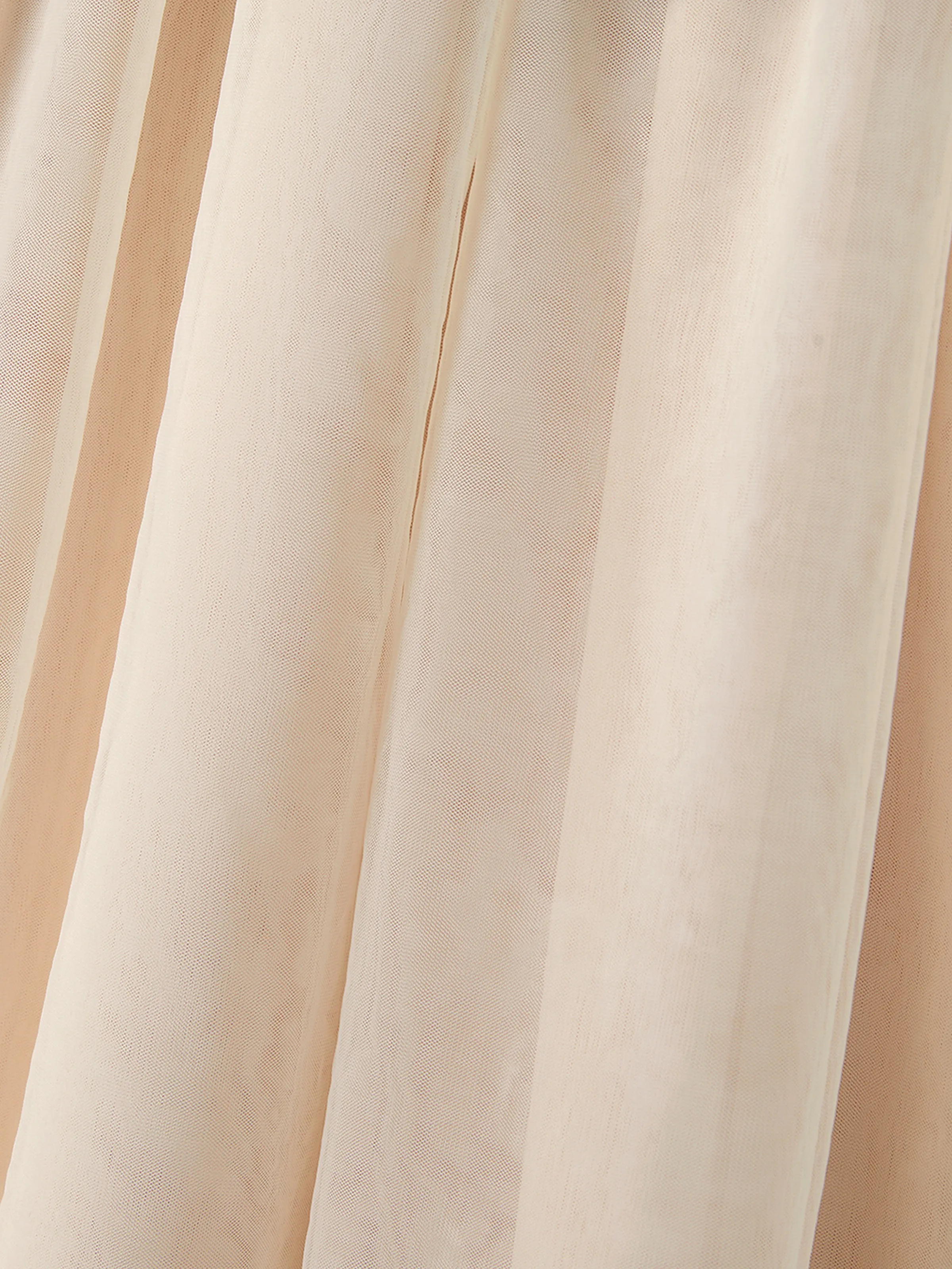 Family Matching Black-Almond Mesh Skirt and Classic Round Neck Long Sleeve Tops Sets Black - XNAUWBI