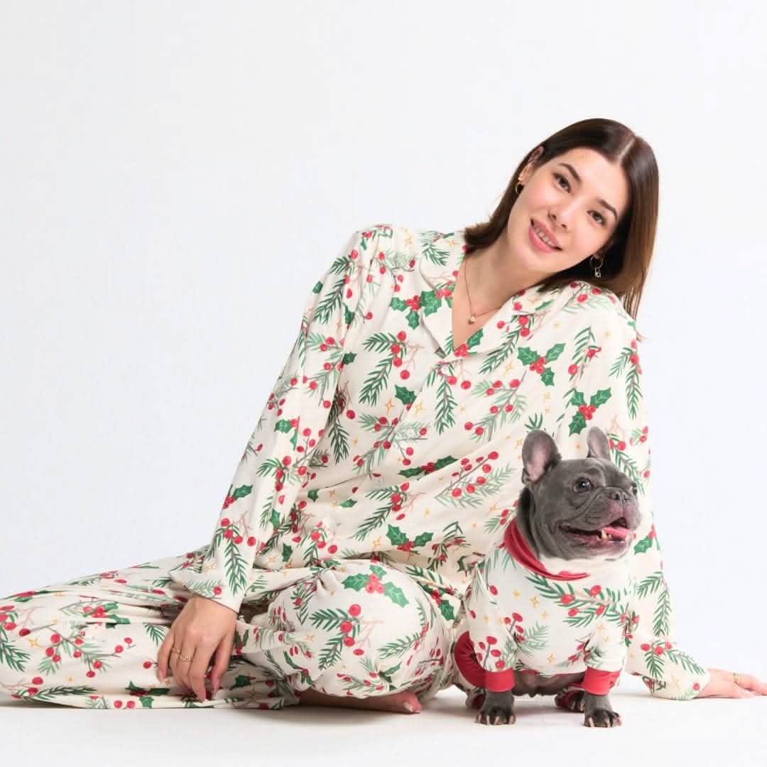 Christmas Pajama Pants - Mistletoe - XNAUWBI