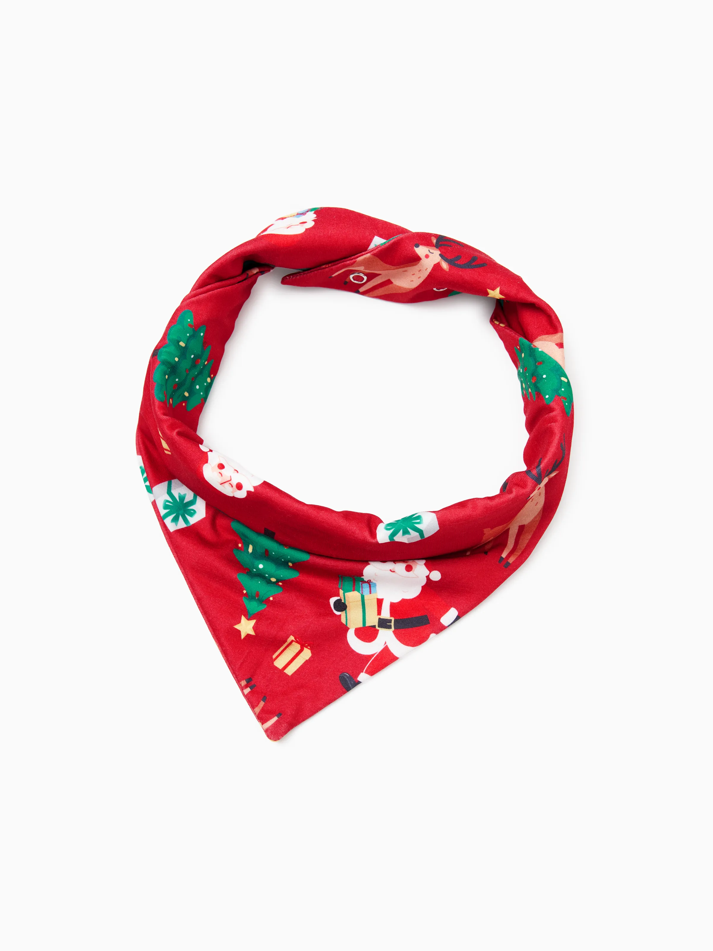 Christmas Family Pajamas Sets 3D Reindeer Hooded Allover Print Onesies with Christmas Socks Red-2 - XNAUWBI