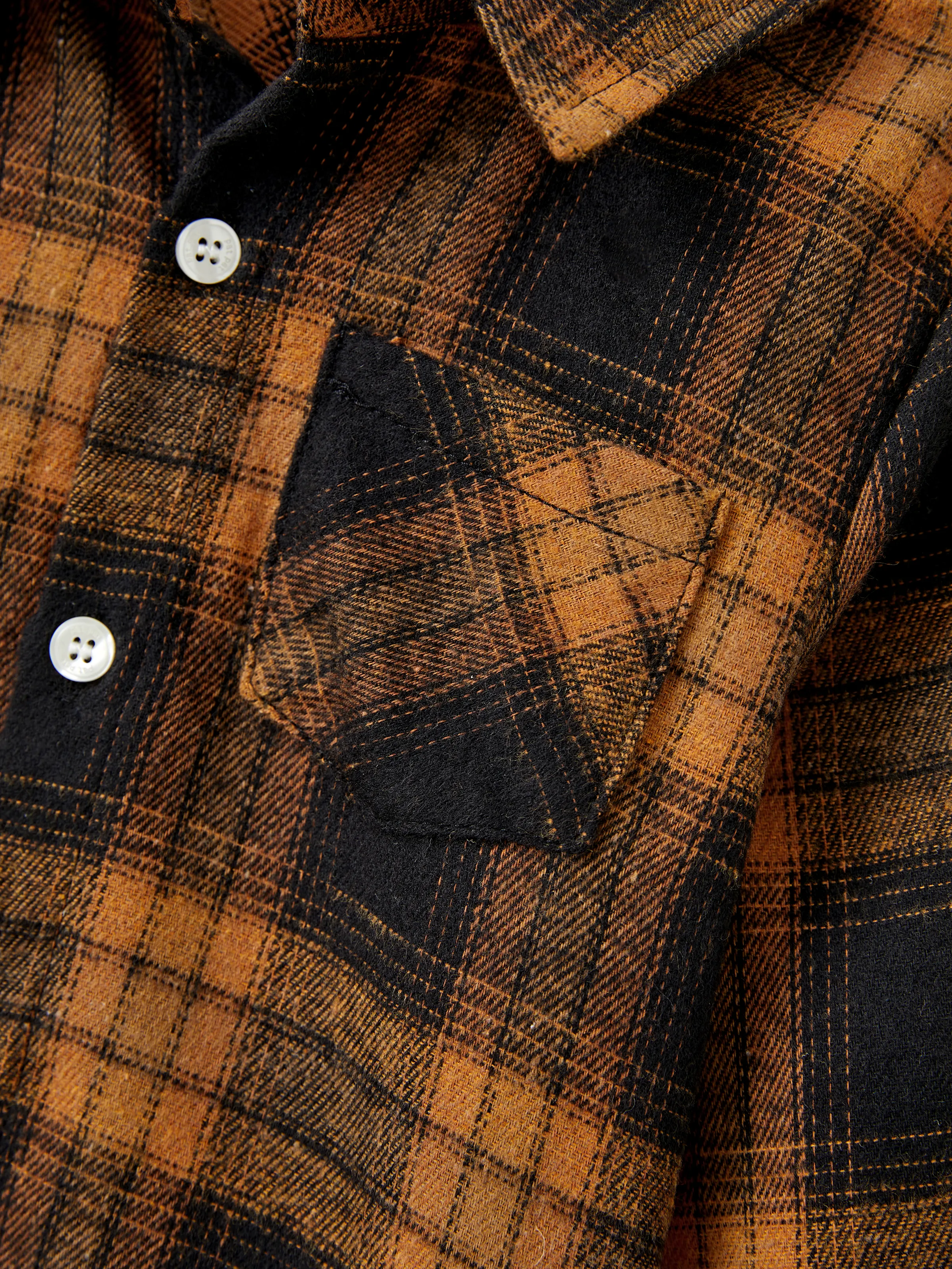 Christmas Family Matching Sets Brown&Black Check Plaid Long-sleeve Botton Dwon Top/Dress/Romper BrownishBlack - XNAUWBI