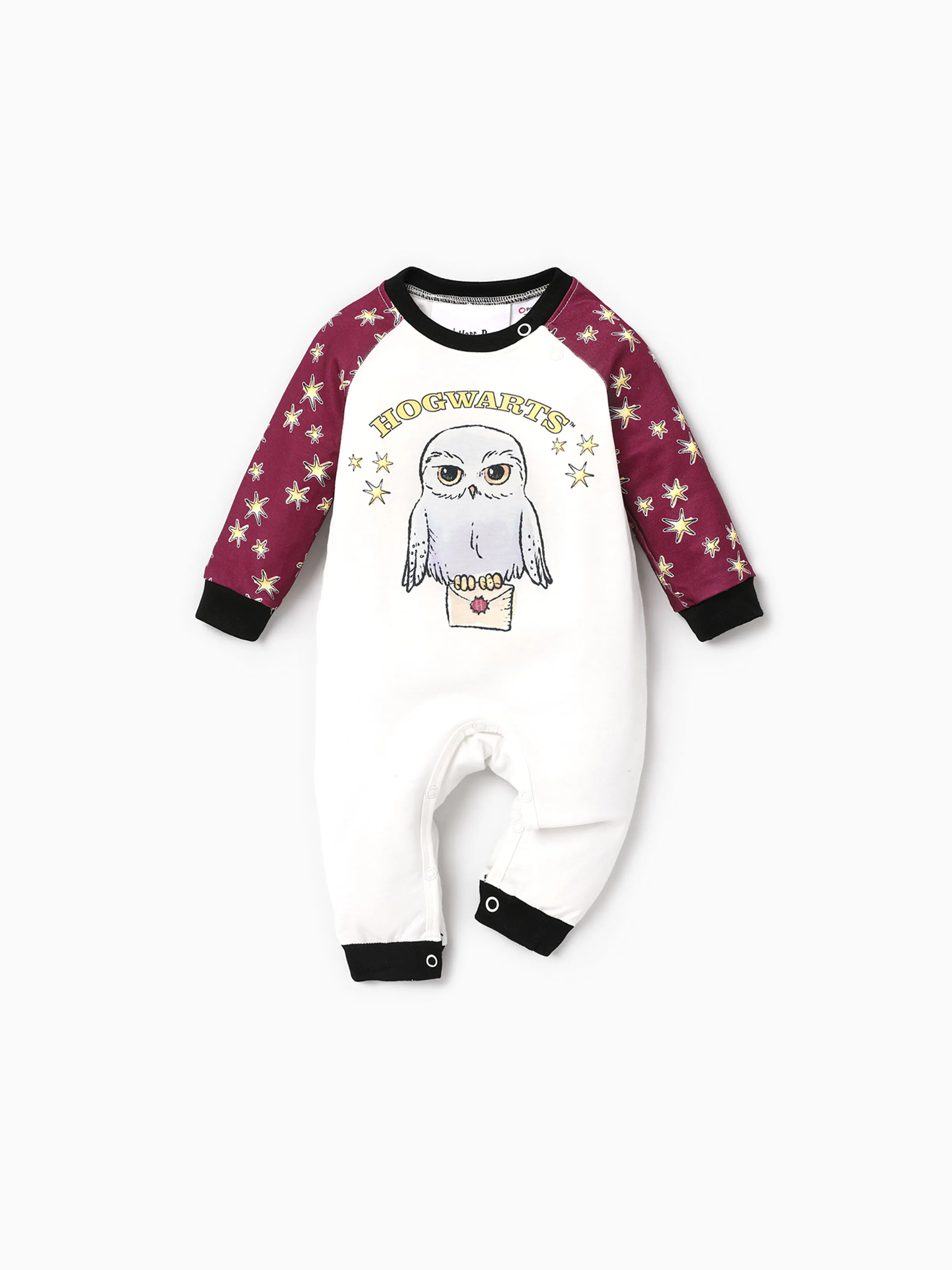 Harry Potter Christmas Family Matching Hedwig Print Pajamas Sets with Christmas Socks - XNAUWBI