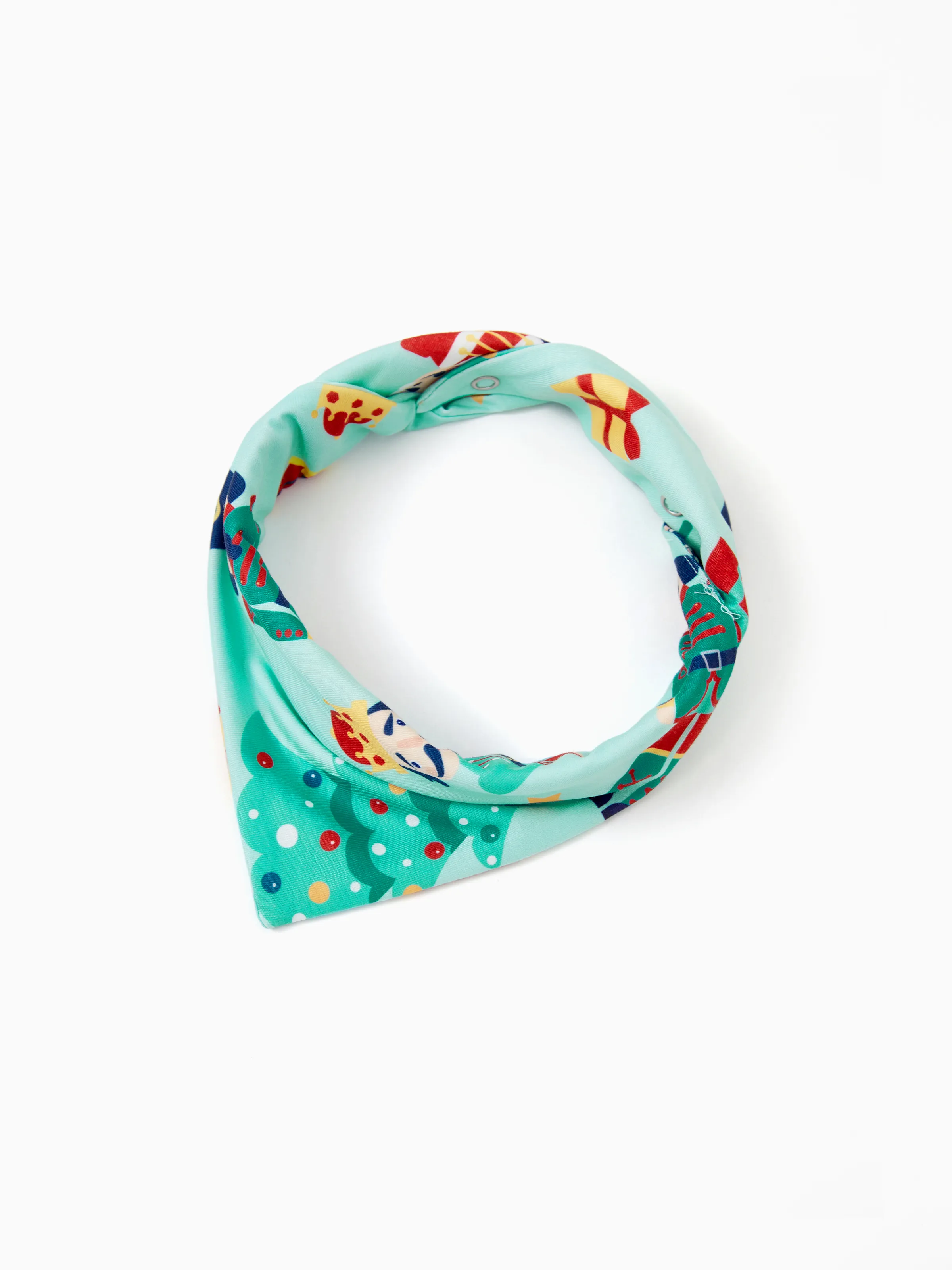 Christmas Matching Family Pajamas Set Soldier and Christmas Tree Print PJS with Christmas Socks Pale Green - XNAUWBI