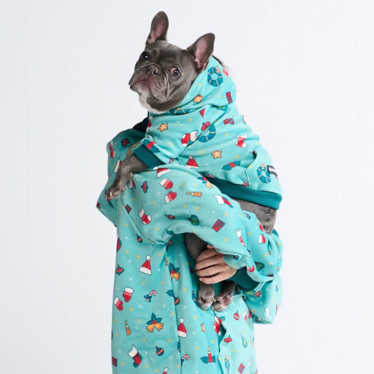 Christmas Dog Hoodie - Holiday Cheer - XNAUWBI