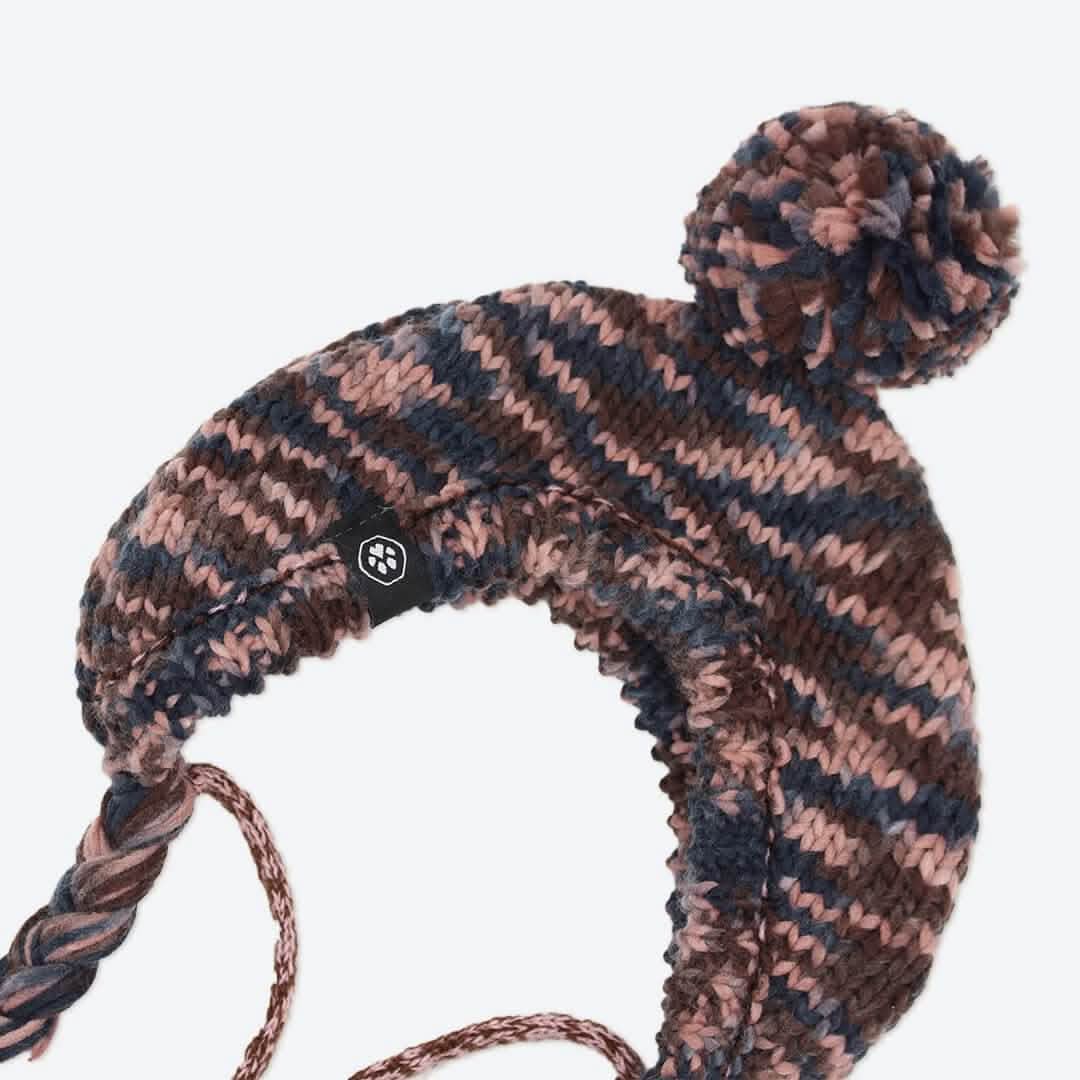 Knit Pom Pom Dog Beanie Hats - XNAUWBI