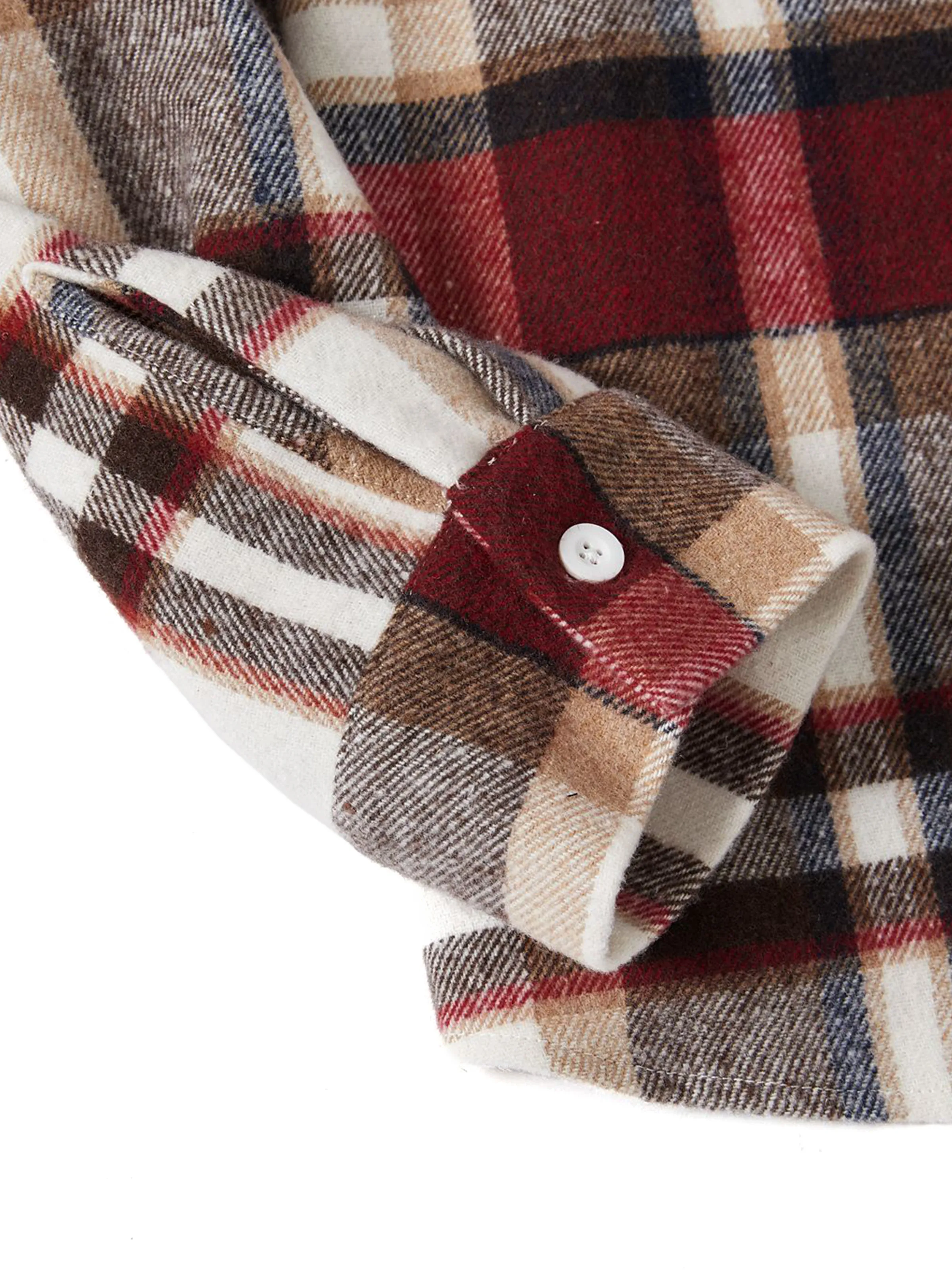 Family Matching Solid Ribbed Spliced Plaid Belted Dresses and Long-sleeve Button Up Shirts Sets MAROON - XNAUWBI