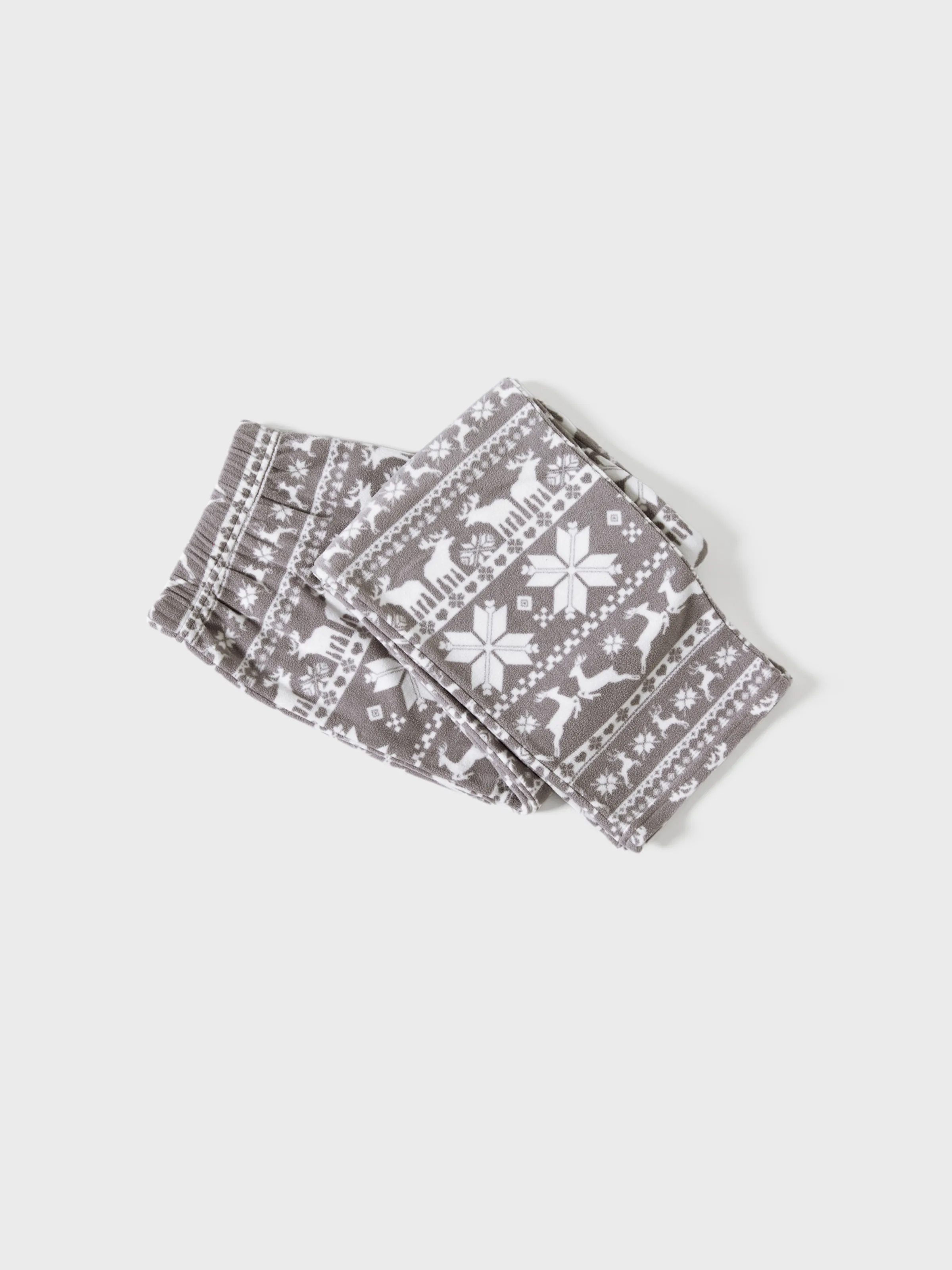 Christmas Family Matching Letters Embroidered Long-sleeve Hooded Fleece Pajamas Sets with Christmas Socks White - XNAUWBI