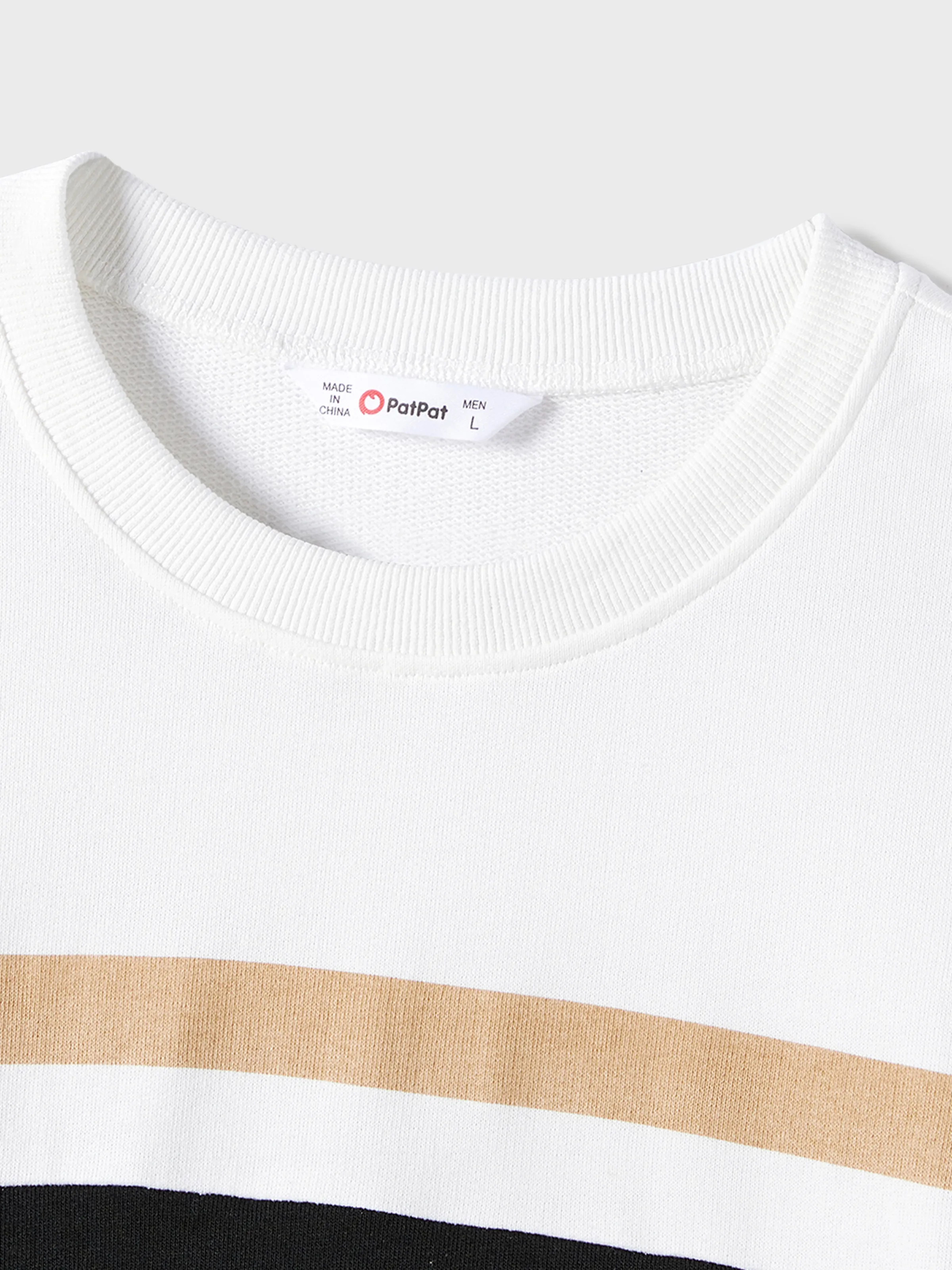 Family Matching Black-Almond Mesh Skirt and Classic Round Neck Long Sleeve Tops Sets Black - XNAUWBI