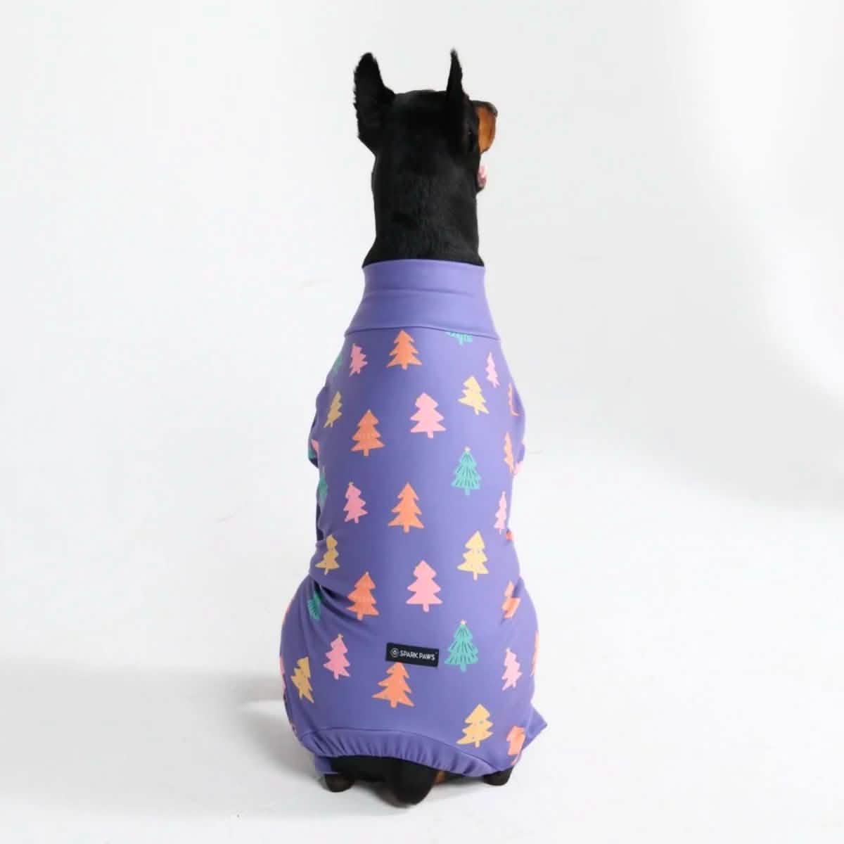 Dog Christmas Pajama - Candy Trees - XNAUWBI