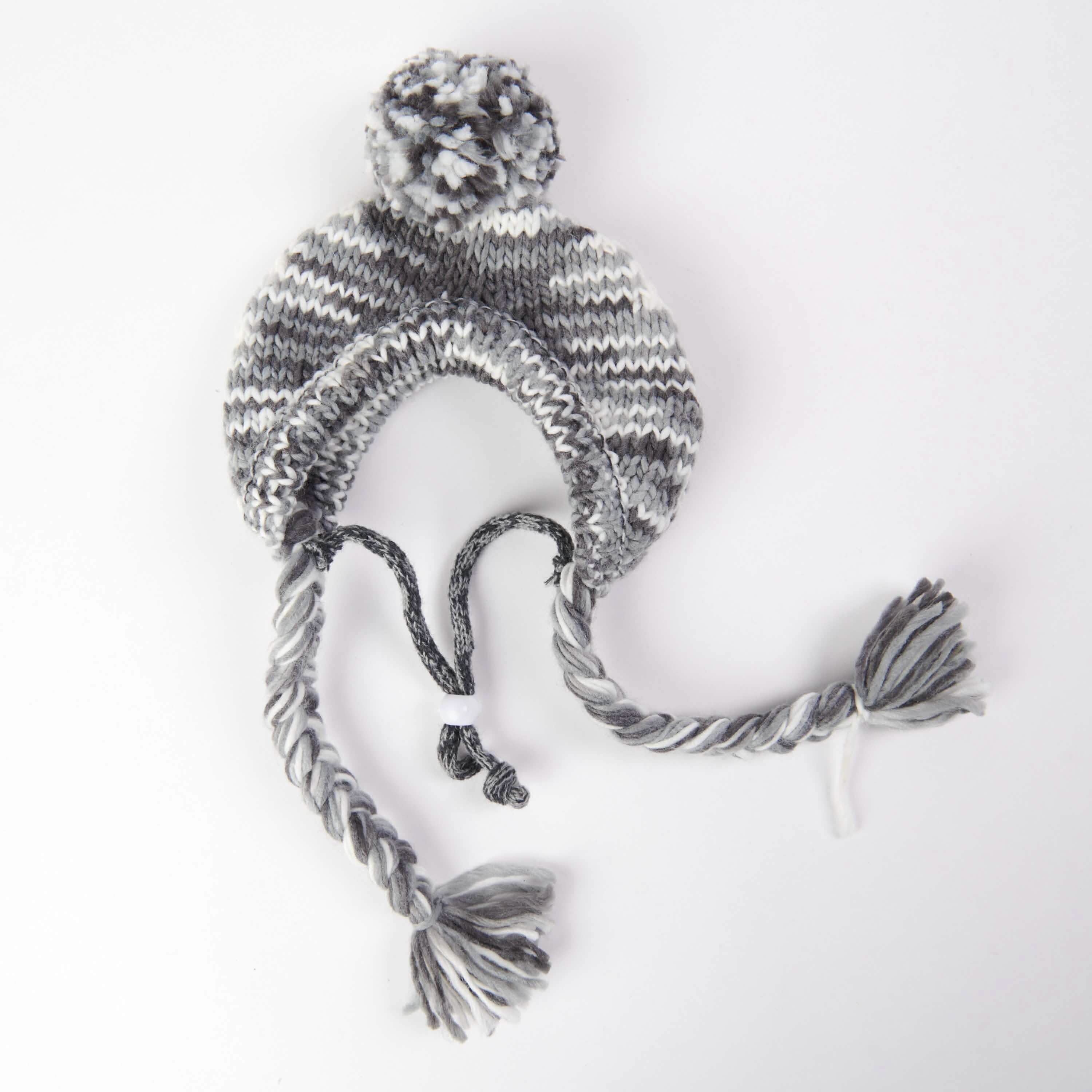 Knit Pom Pom Dog Beanie Hats - XNAUWBI