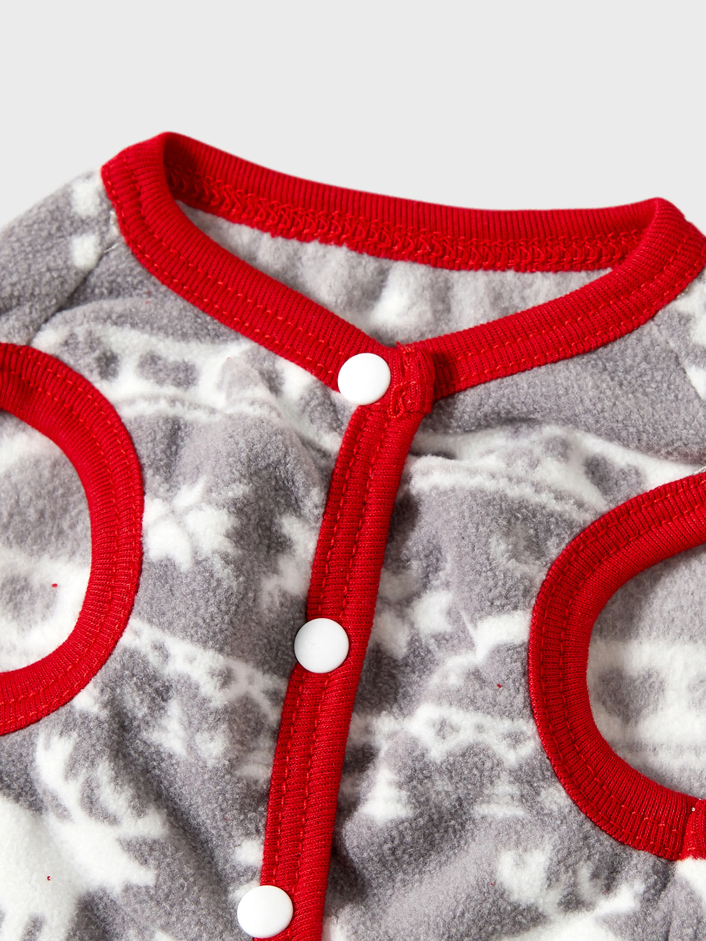 Christmas Family Matching Letters Embroidered Long-sleeve Hooded Fleece Pajamas Sets with Christmas Socks White - XNAUWBI