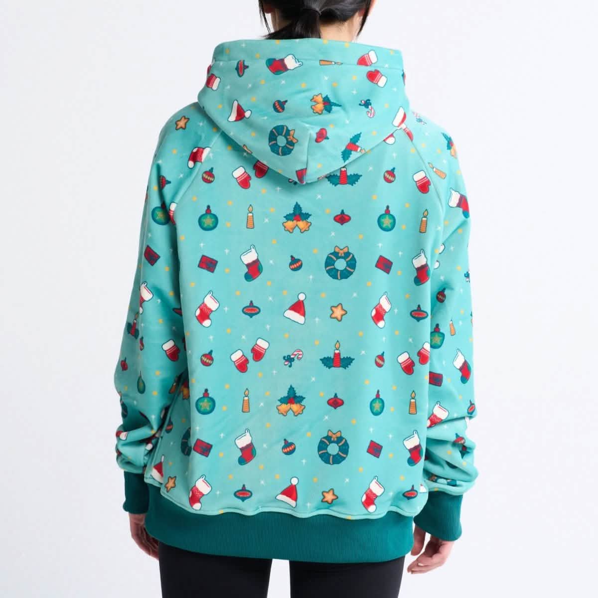 Christmas Human Hoodie - Holiday Cheer - XNAUWBI