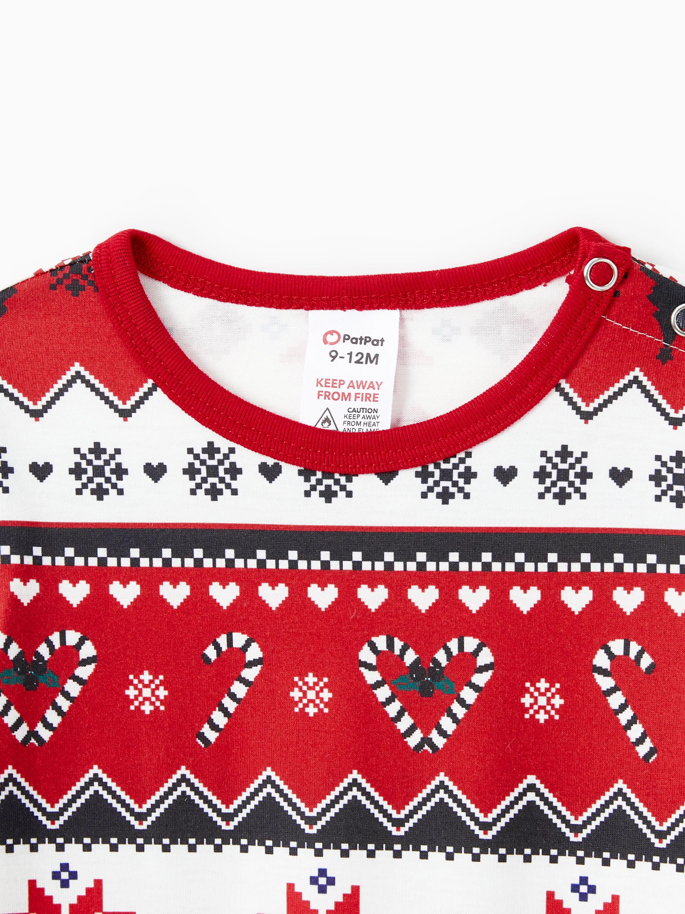 Christmas Family Pajamas Set Snowman Print Long-sleeve PJS with Christmas Socks Black - XNAUWBI