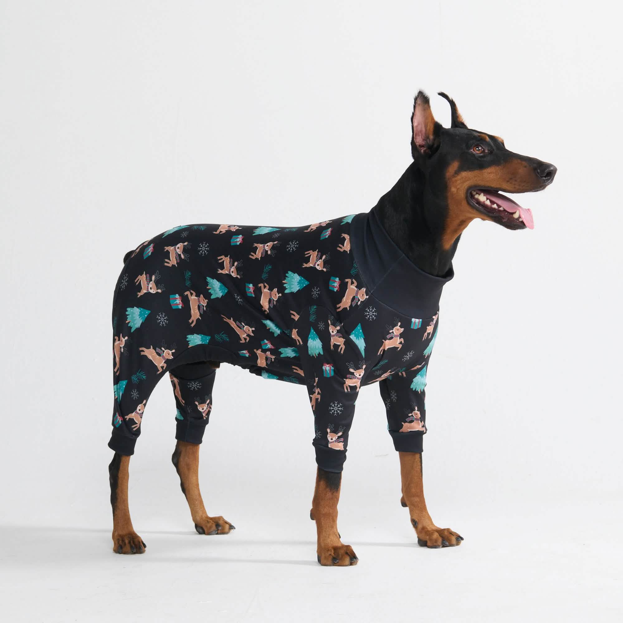 Dog Christmas Pajama - Reindeers - XNAUWBI