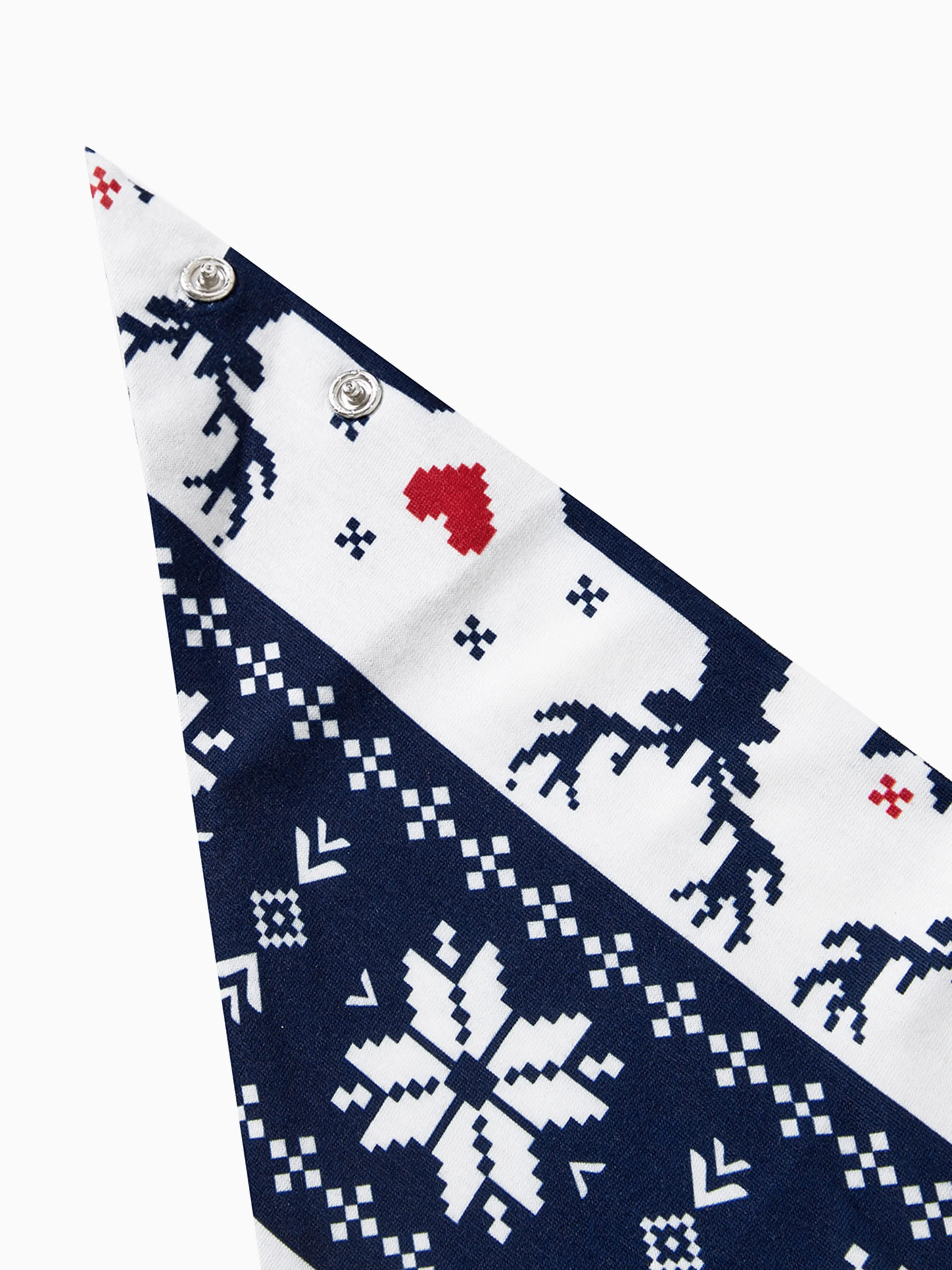 Christmas Reindeer Print Glow in the Dark Family Matching Pajamas Sets with Christmas Socks Deep Blue - XNAUWBI