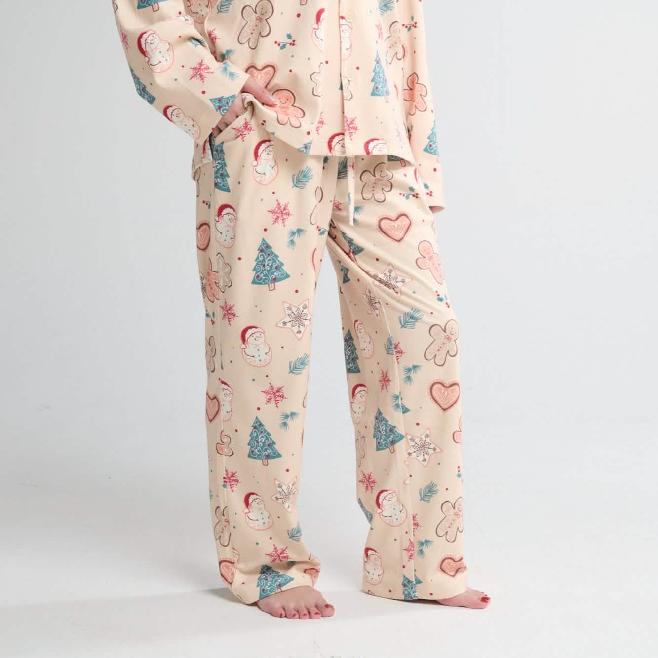 Human Pajama Pants - Frosty Night - XNAUWBI