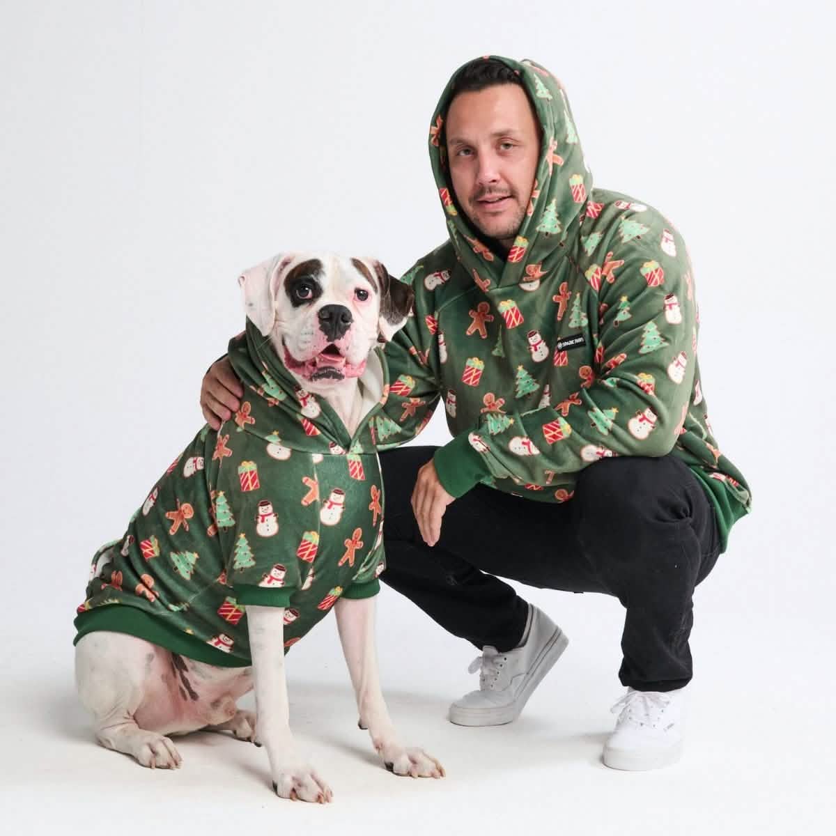 Christmas Human Hoodie - Gingerbread - XNAUWBI