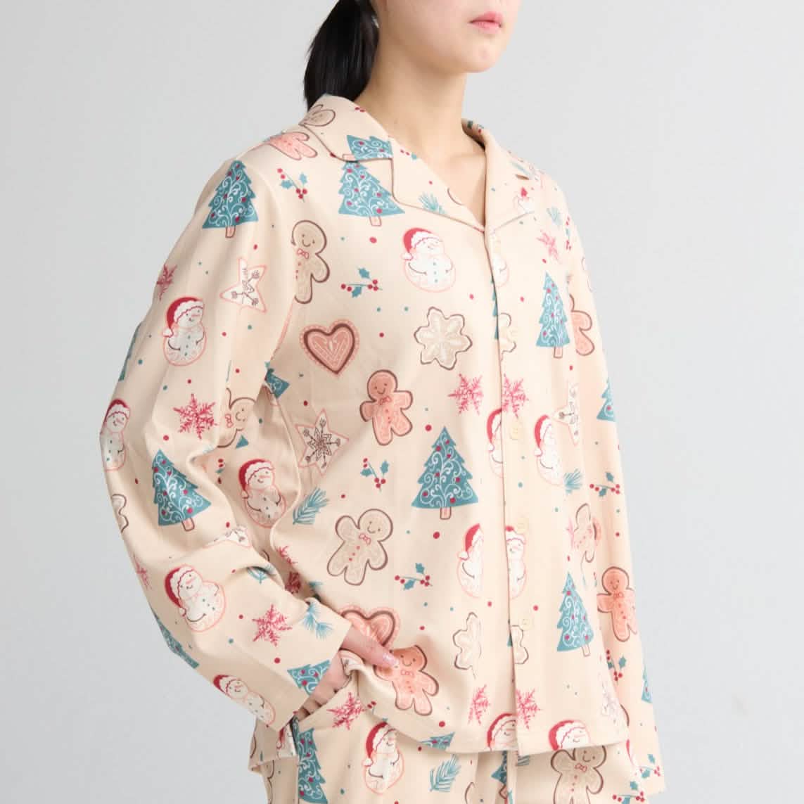 Human Pajama Top - Frosty Night - XNAUWBI