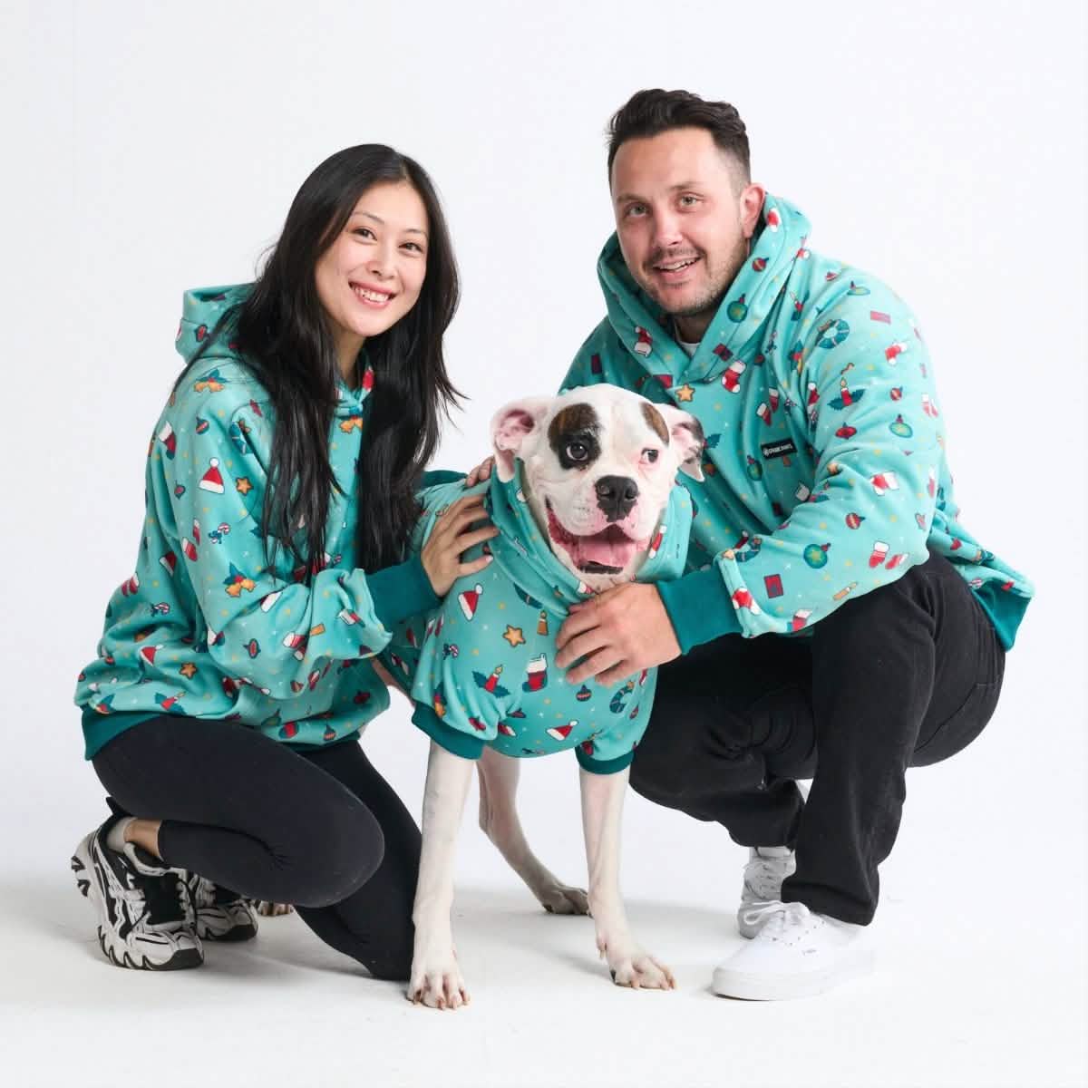 Christmas Dog Hoodie - Holiday Cheer - XNAUWBI